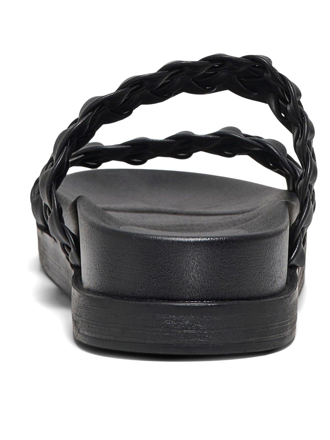 only-minnie-double-strap-sandal-blackback