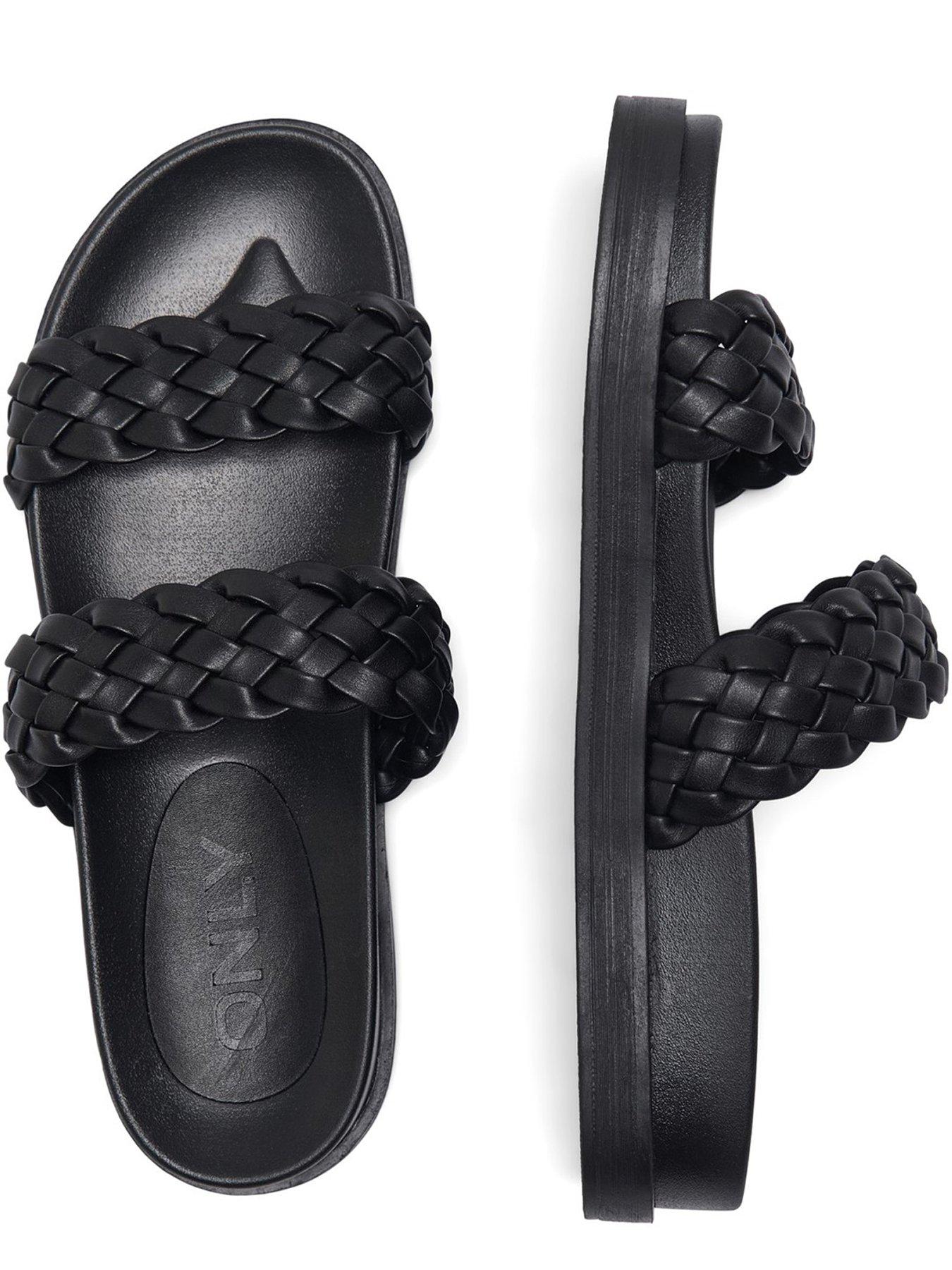 only-minnie-double-strap-sandal-blackoutfit