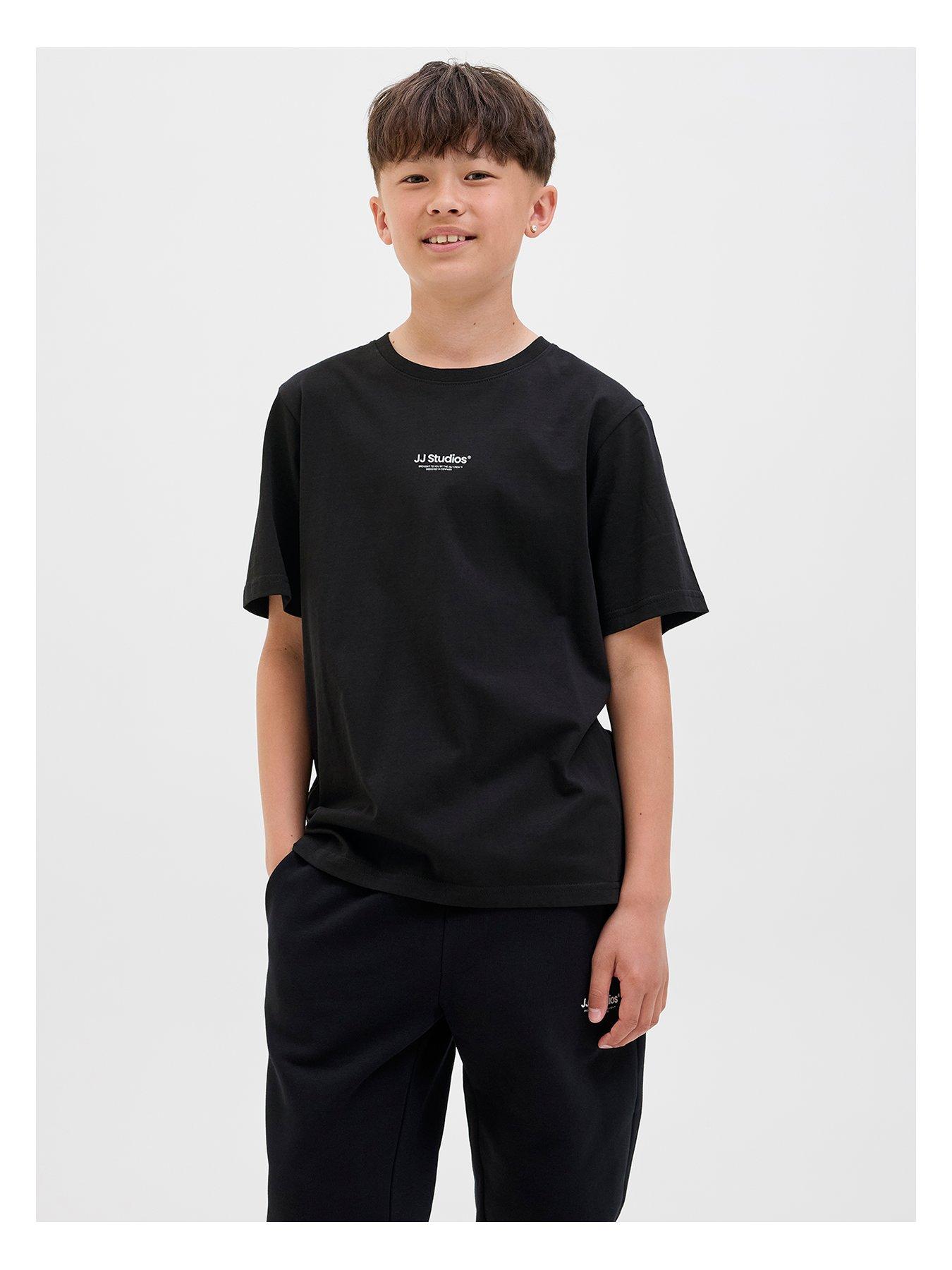 Jack & Jones Junior Boys Soho Short Sleeve T-shirt - Black