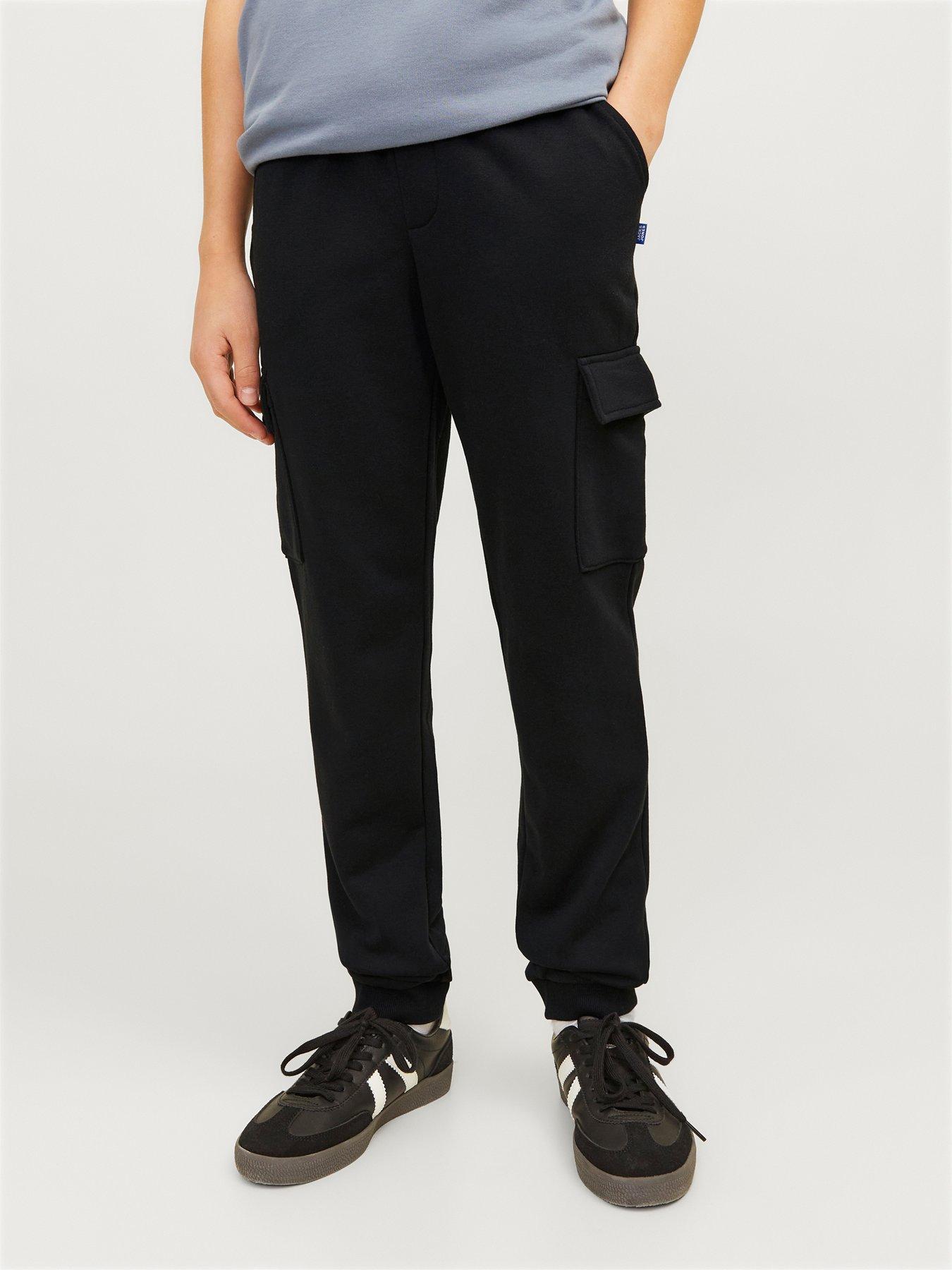 jack-jones-junior-boys-gordon-bradley-cargo-pants-black