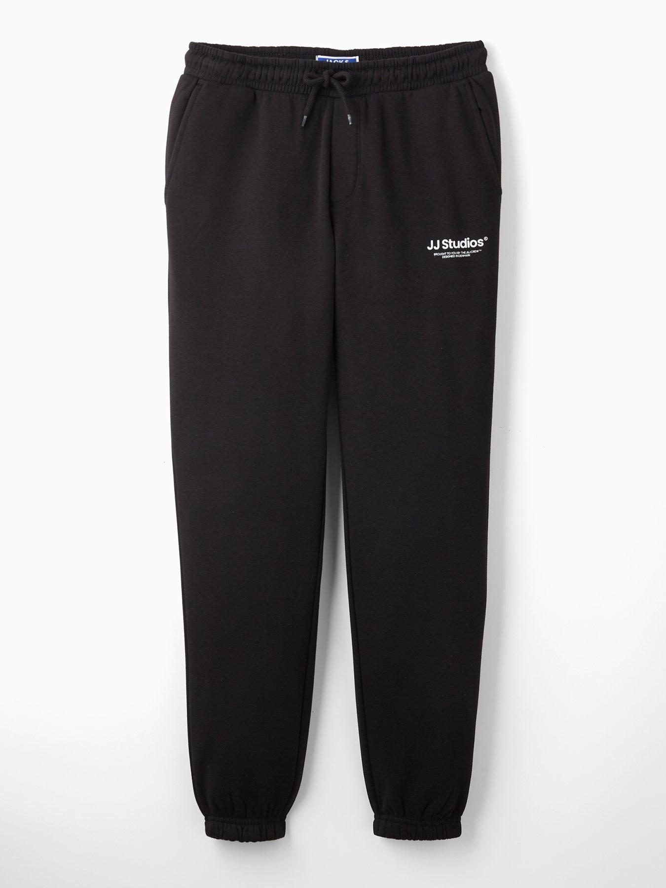 jack-jones-junior-boys-kane-soho-sweat-pants-blackstillFront