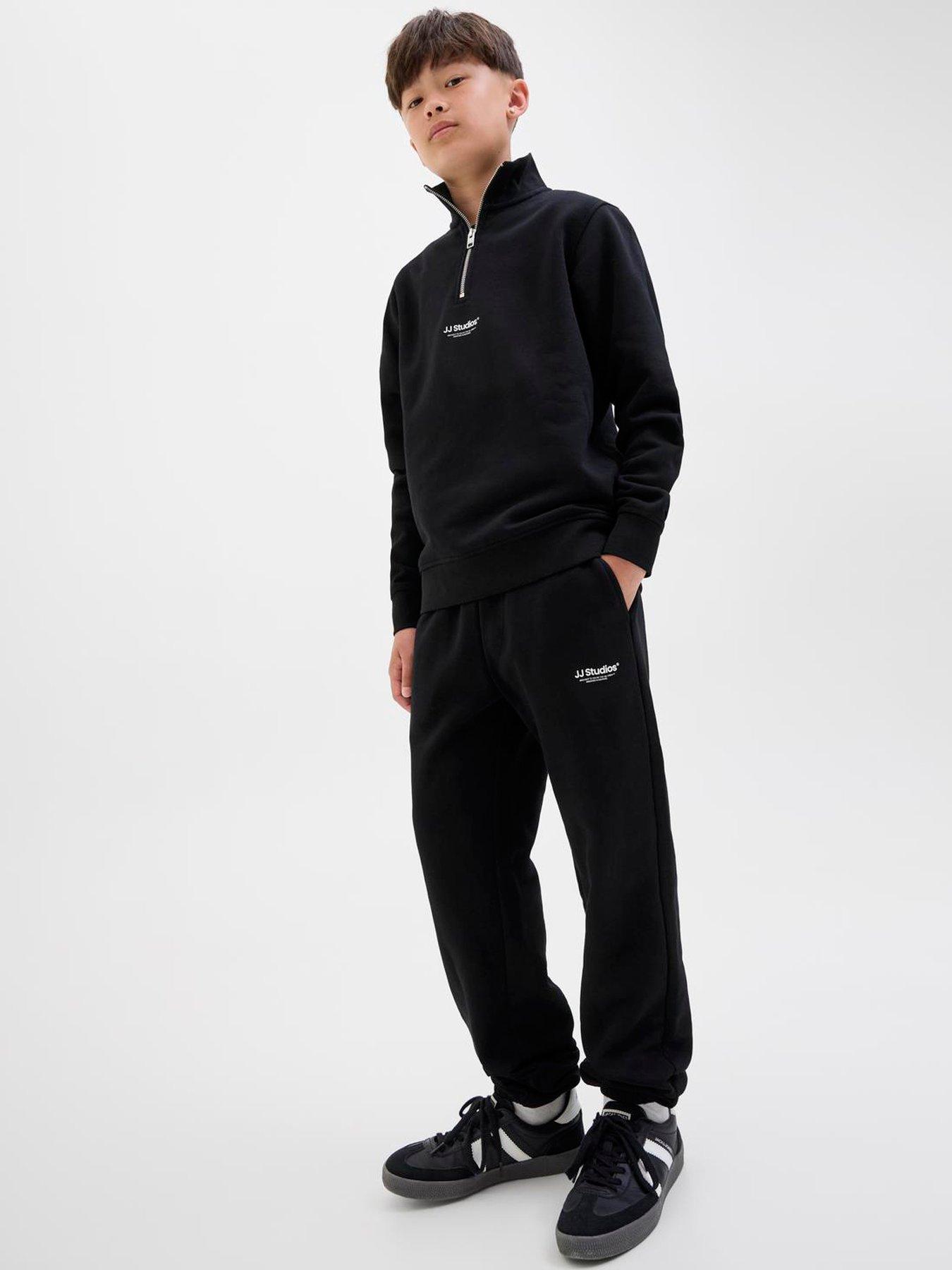 jack-jones-junior-boys-kane-soho-sweat-pants-blackoutfit