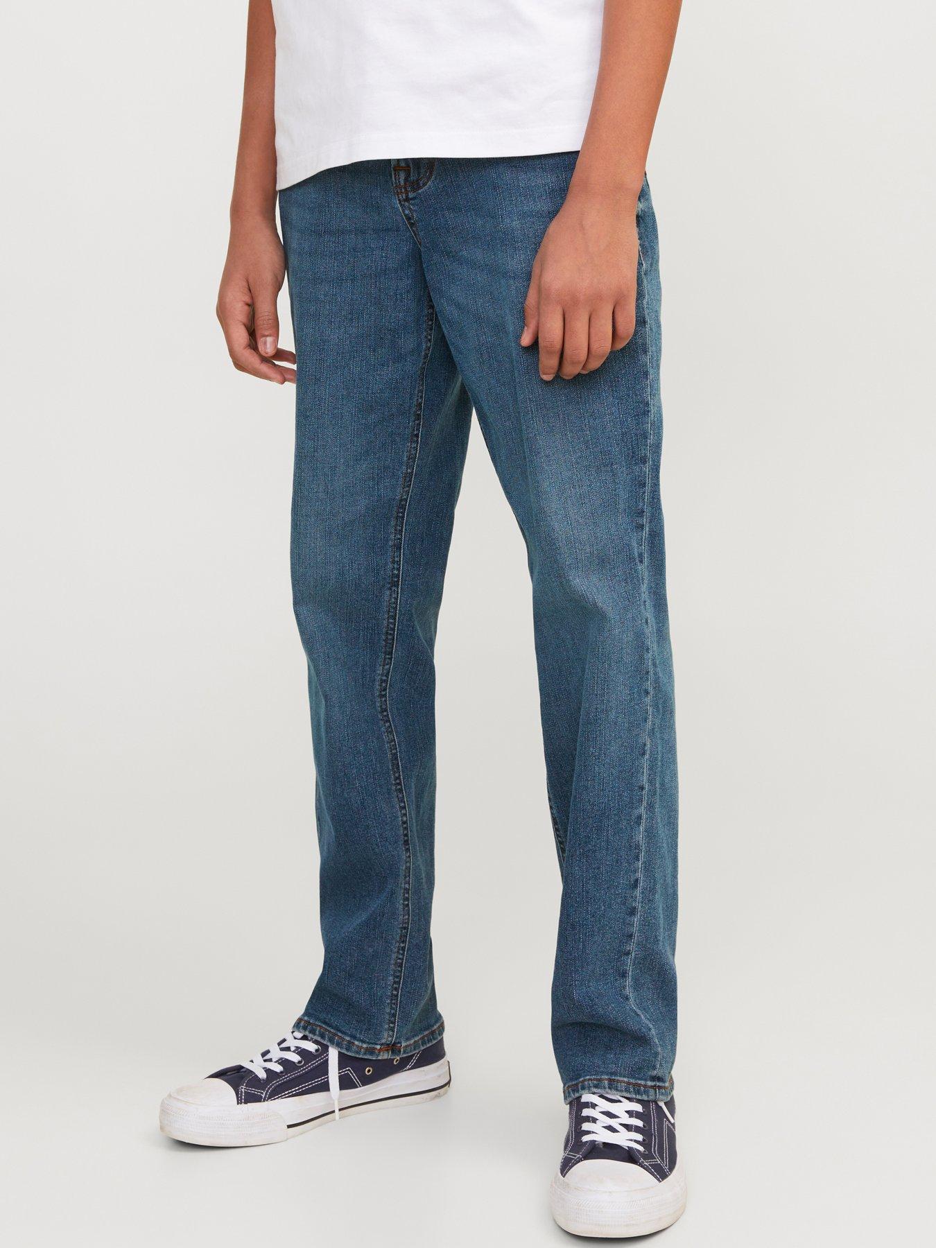 Jack & Jones Junior Boys Clark Original 223 Regular Fit Jeans - Blue