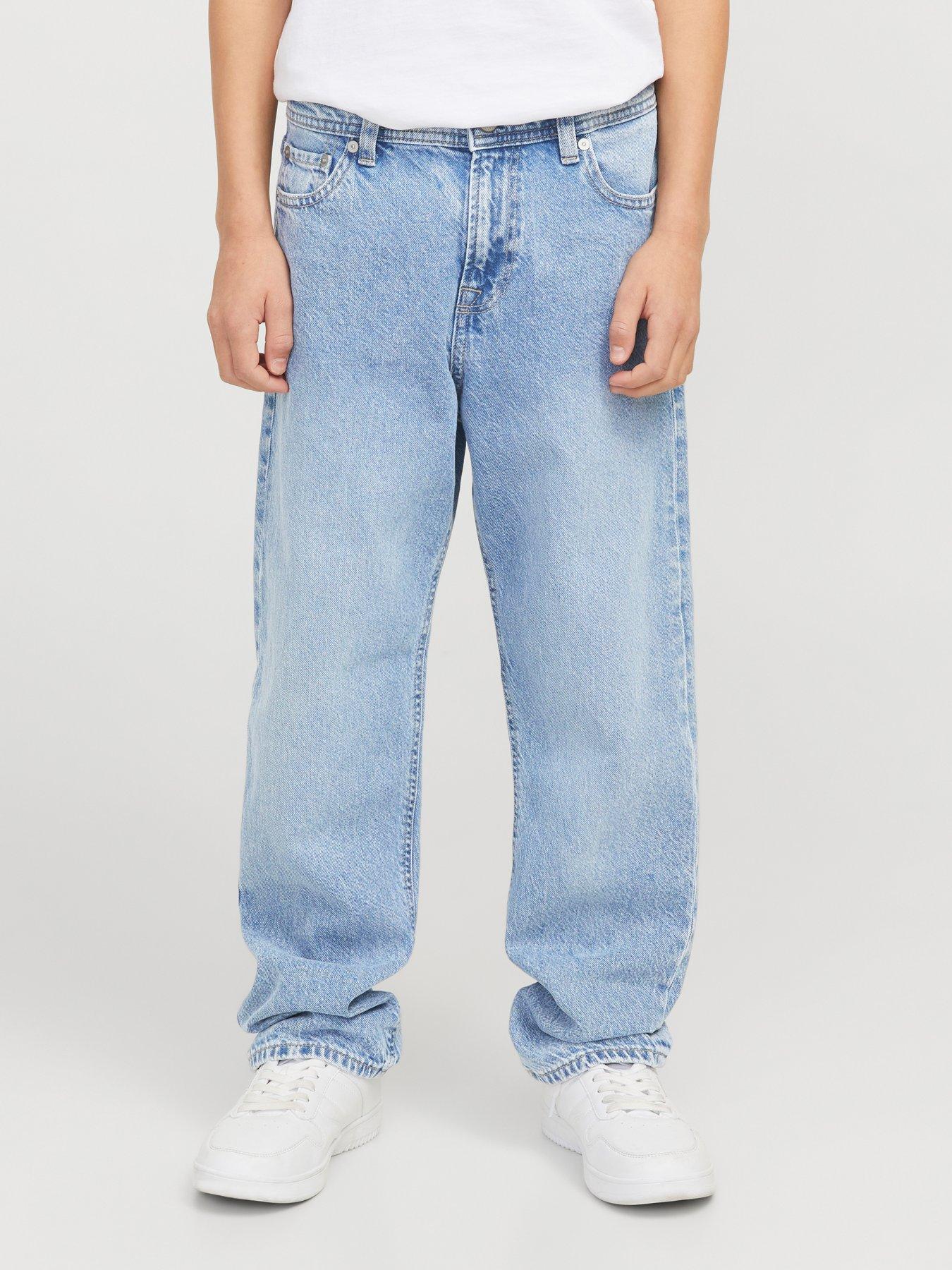 Jack & Jones Junior Boys Chris Original 855 Relaxed Fit Jeans - Blue