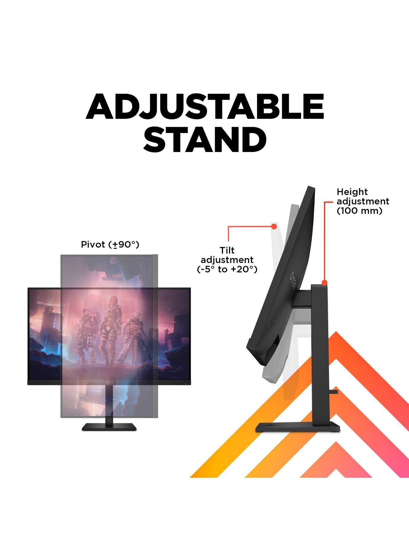 Image 6 of 8 of HP Omen 32q QHD 165Hz Gaming Monitor Bundle - 1ms Response, AMD FreeSync Premium - HyperX Alloy Red Keyboard - HyperX Pulsefire Black Wired Mouse 2 - HyperX Cloud III Headset - OMEN 32q Monitor