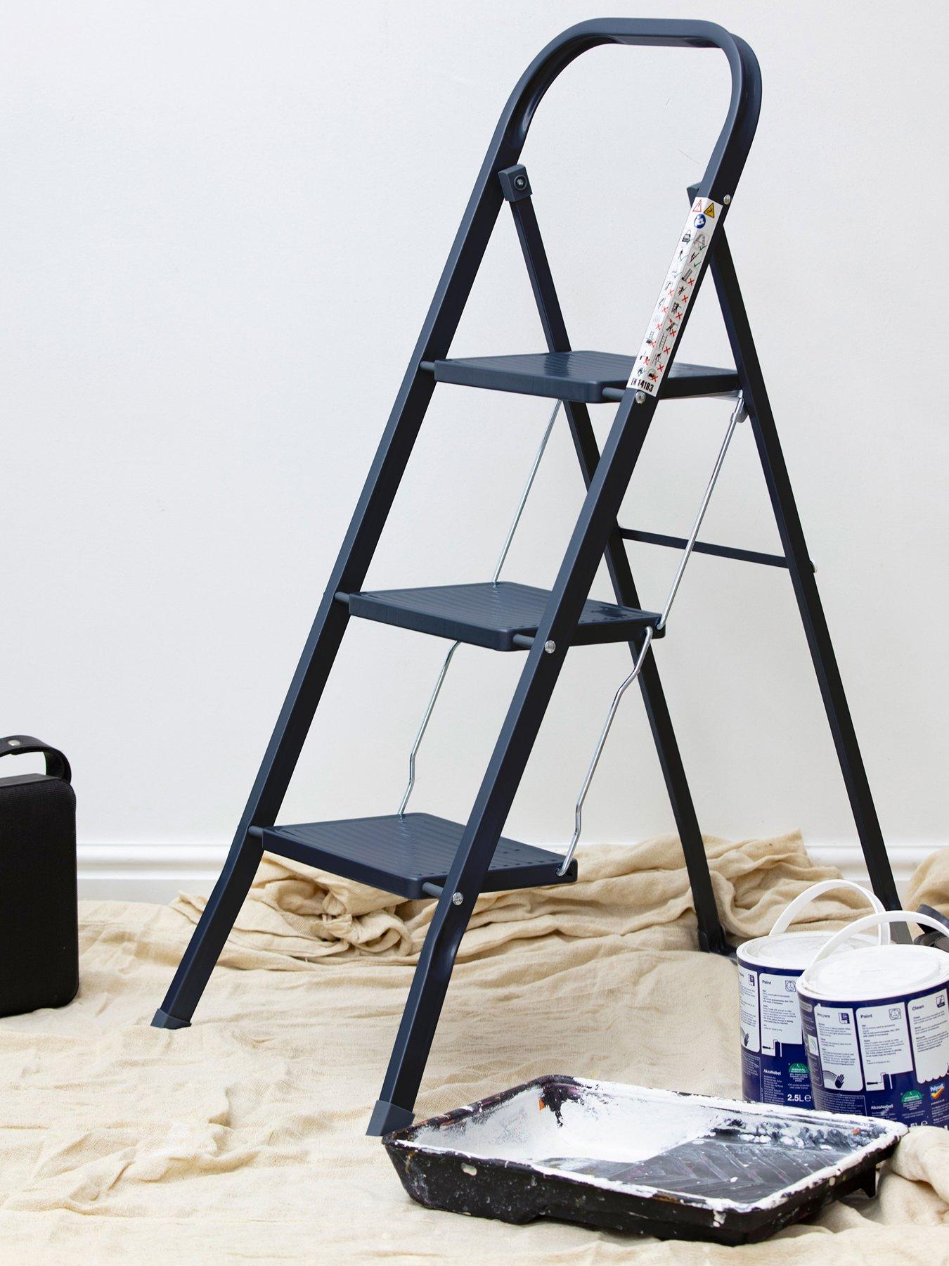 our-house-ourhouse-sr20054ath-3-tread-steel-step-ladder-anthracite-grey