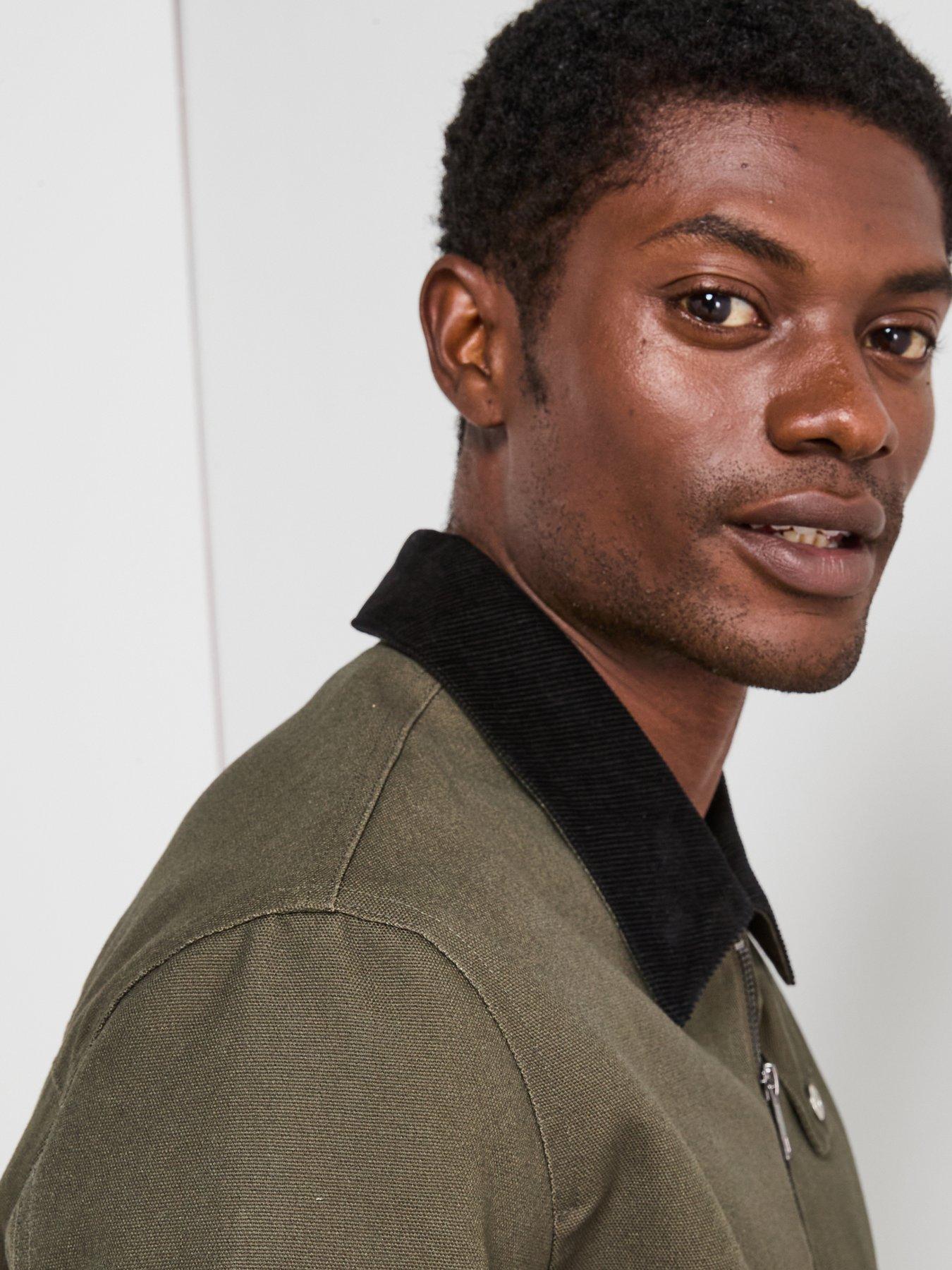 very-man-canvas-barn-jacket-with-cord-collar-khakidetail