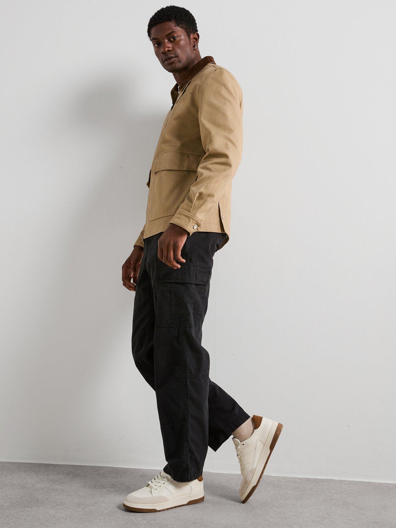the-very-collection-canvas-barn-jacket-with-cord-collar-beigedetail
