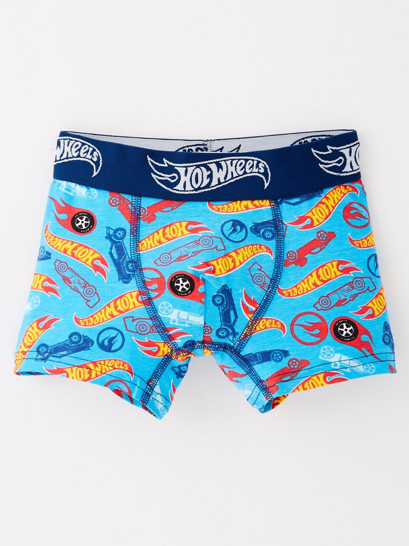 Image 3 of 5 of Hot Wheels Hot Wheels&nbsp;3 Pack Boxer Trunks - Multi