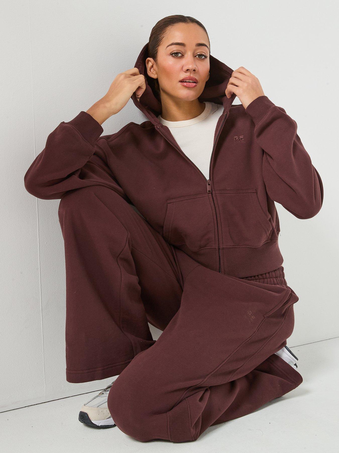 Image 4 of 5 of P.E Nation Womens Training Adventure Zip Through - Brown