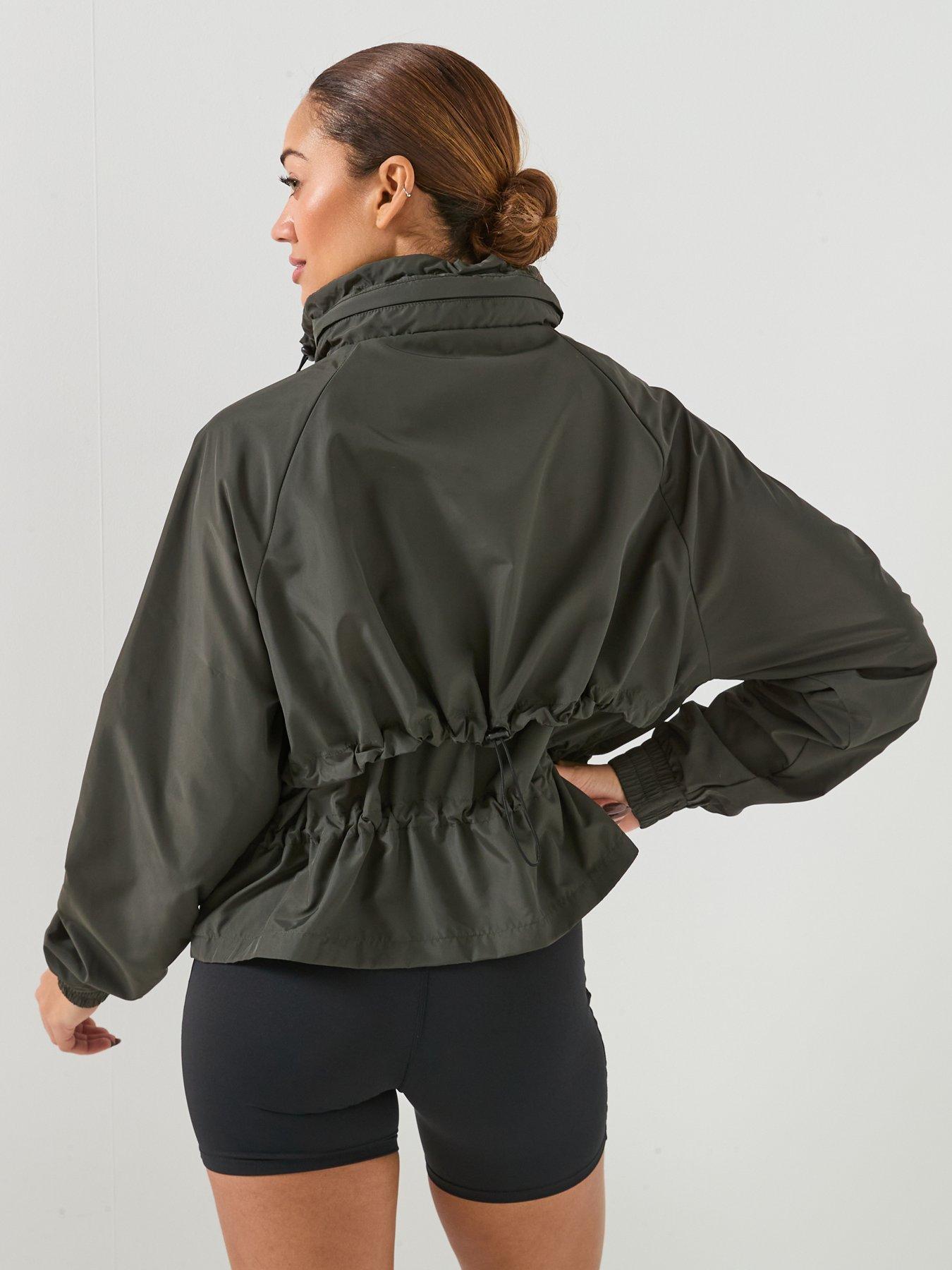 Image 2 of 6 of P.E Nation Womens Training Shelter Jacket - Grey