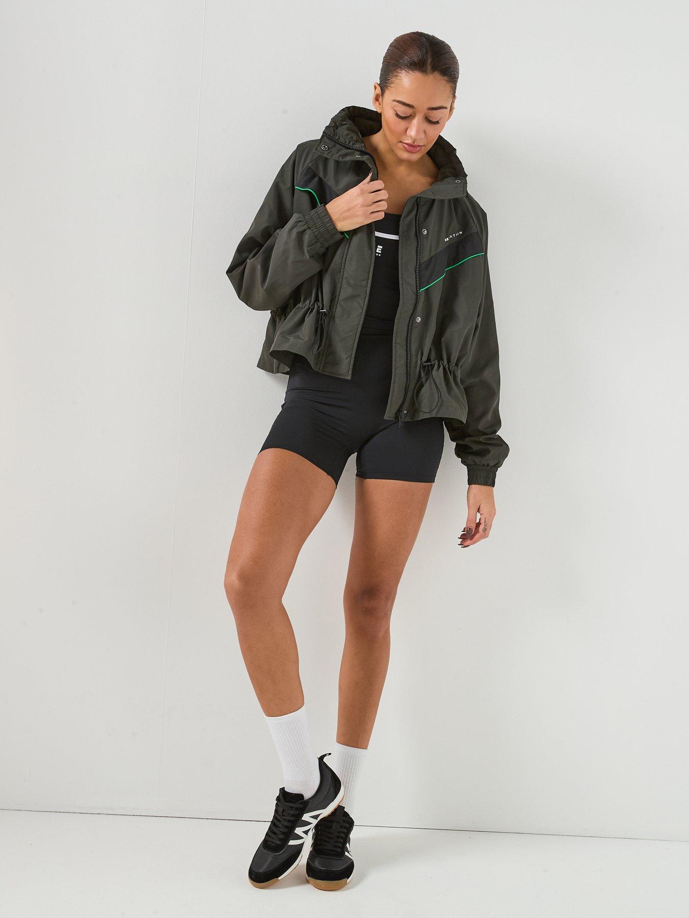 Image 3 of 6 of P.E Nation Womens Training Shelter Jacket - Grey