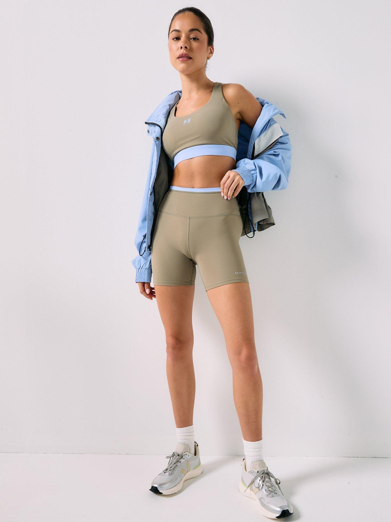 Image 3 of 6 of P.E Nation Womens Training Frequency Sports Bra - Beige