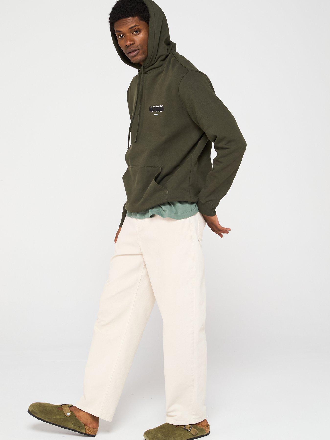 Image 6 of 6 of AllSaints Redact Overhead Hoodie - Green