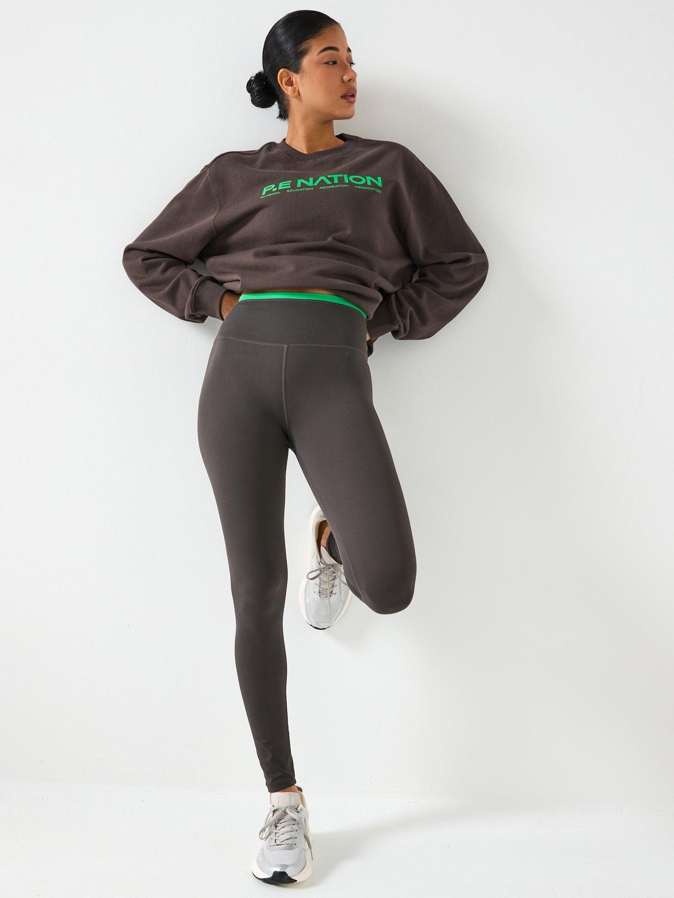 P.E Nation Womens Training Vita Full Length Legging - Grey