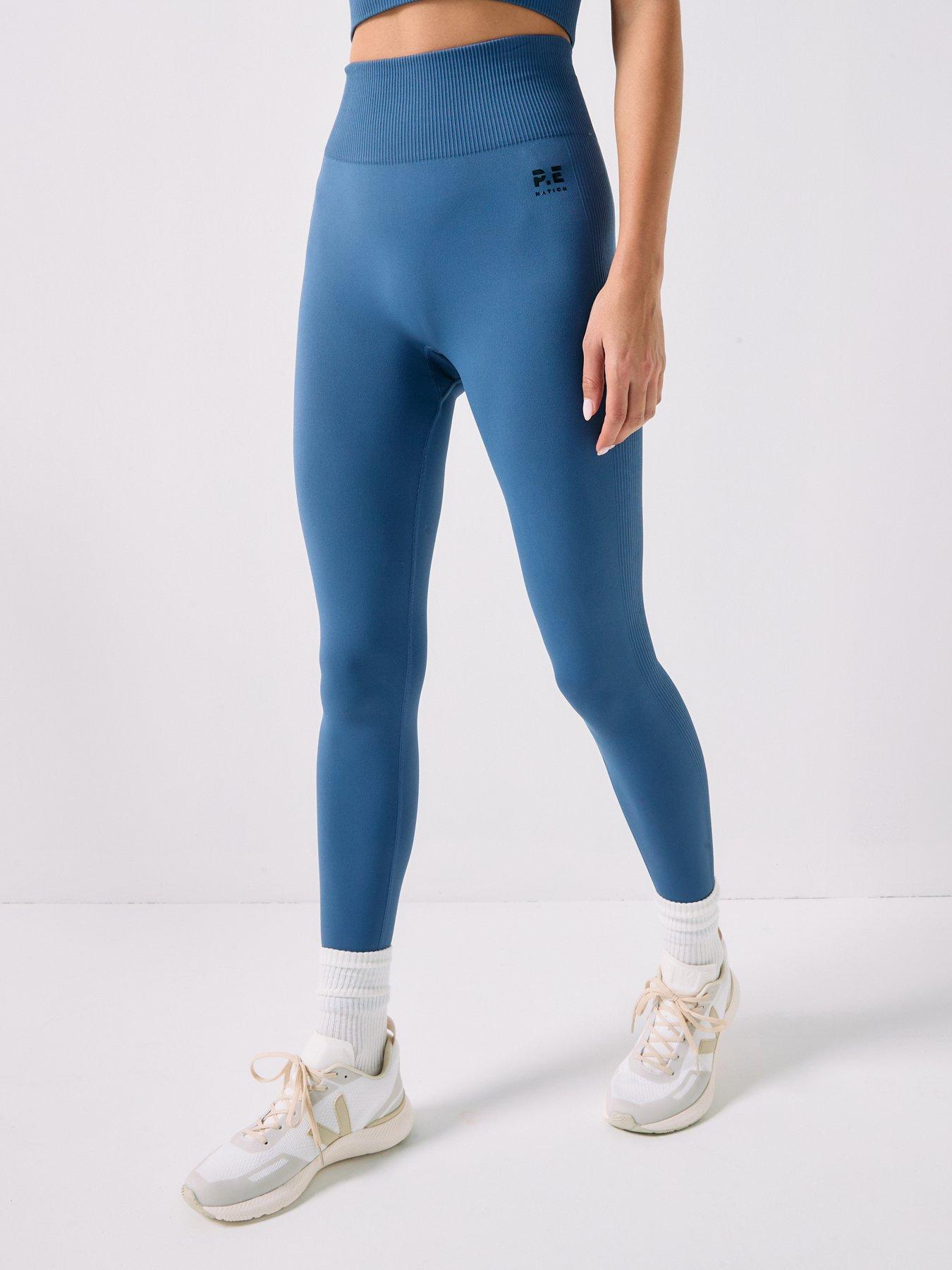 P.E Nation Womens Training Restore Seamless Legging - Navy