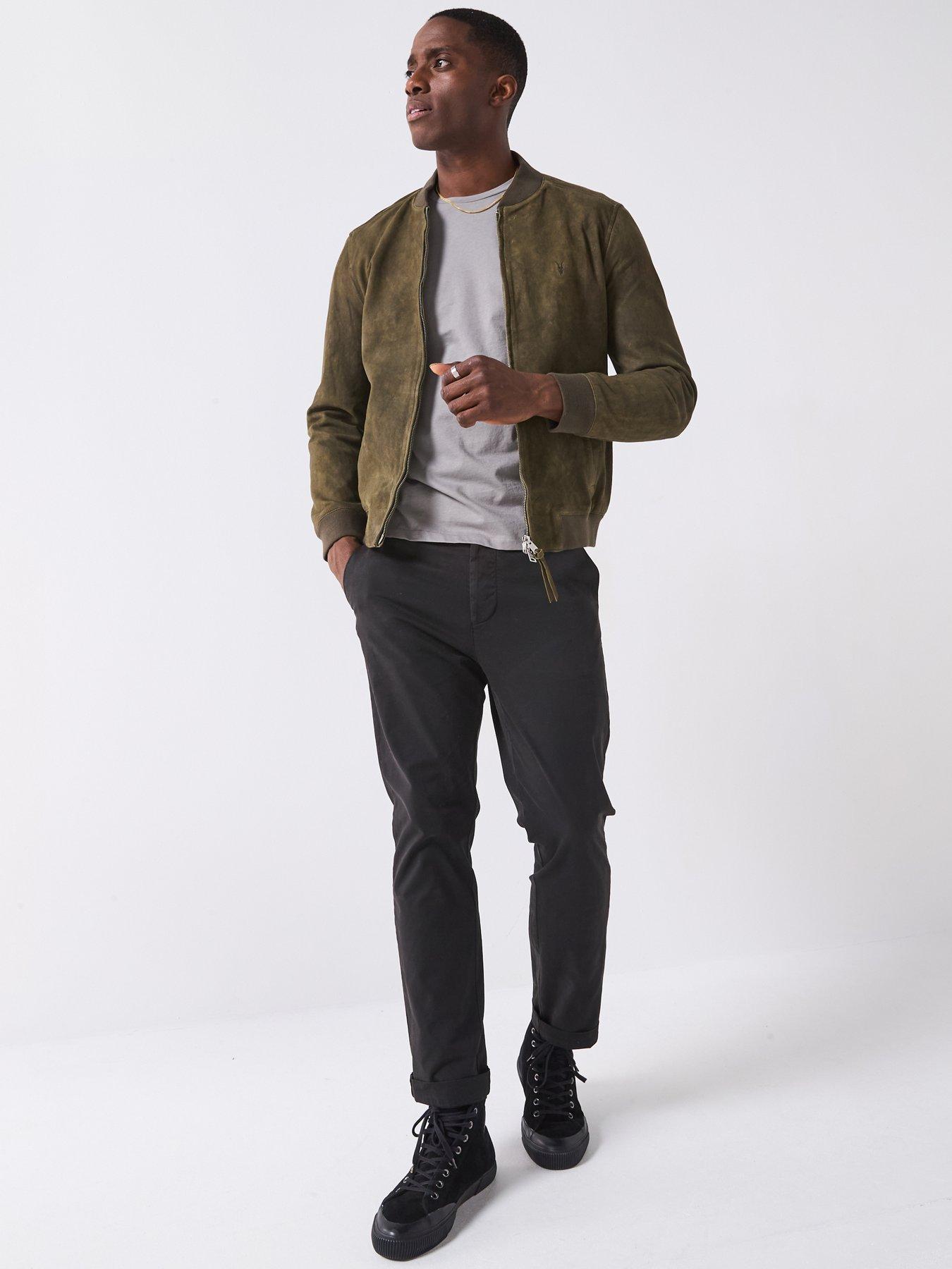 Image 3 of 5 of AllSaints All Saints Buckly Bomber Jacket - Green