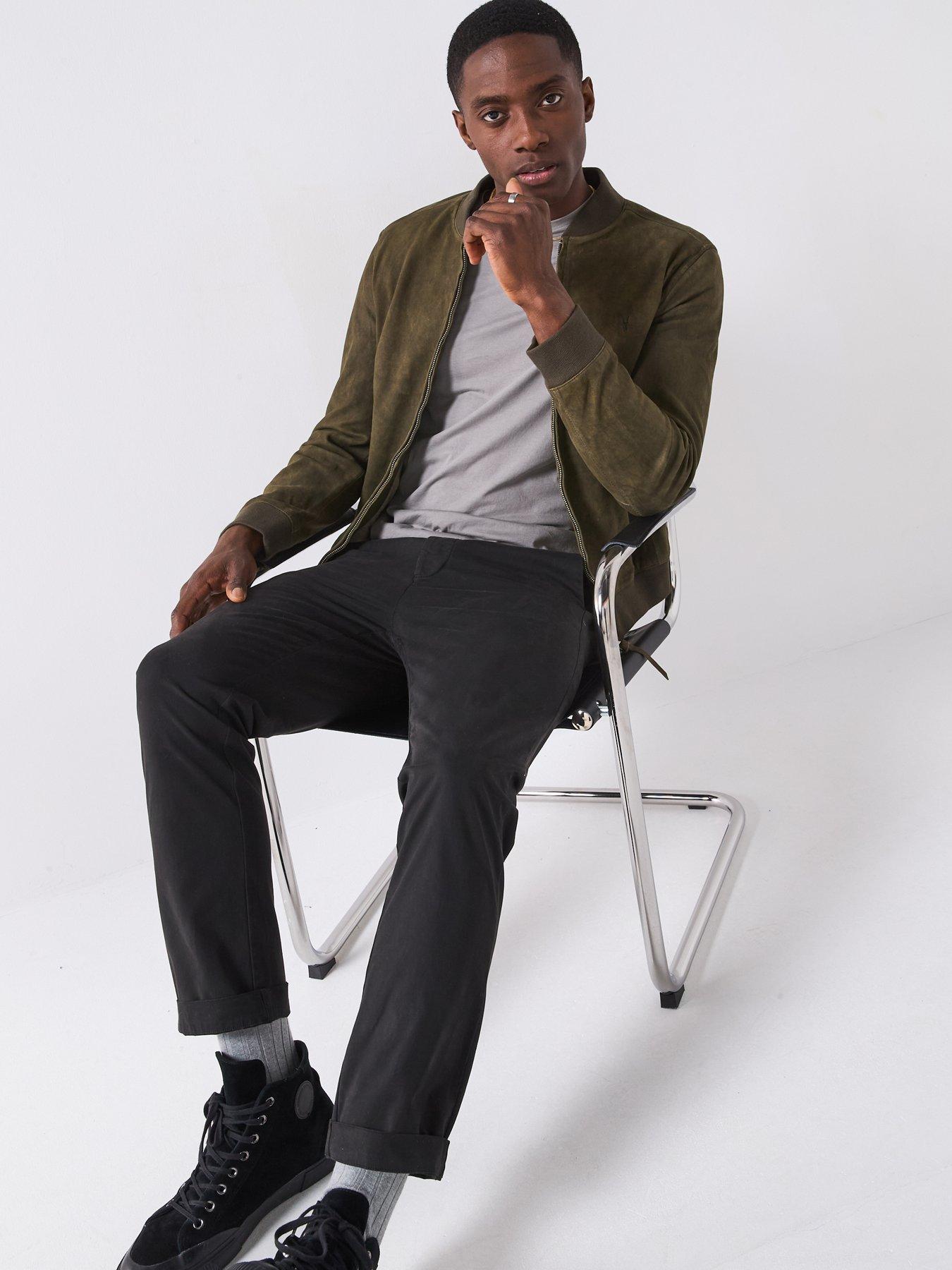 Image 4 of 5 of AllSaints All Saints Buckly Bomber Jacket - Green