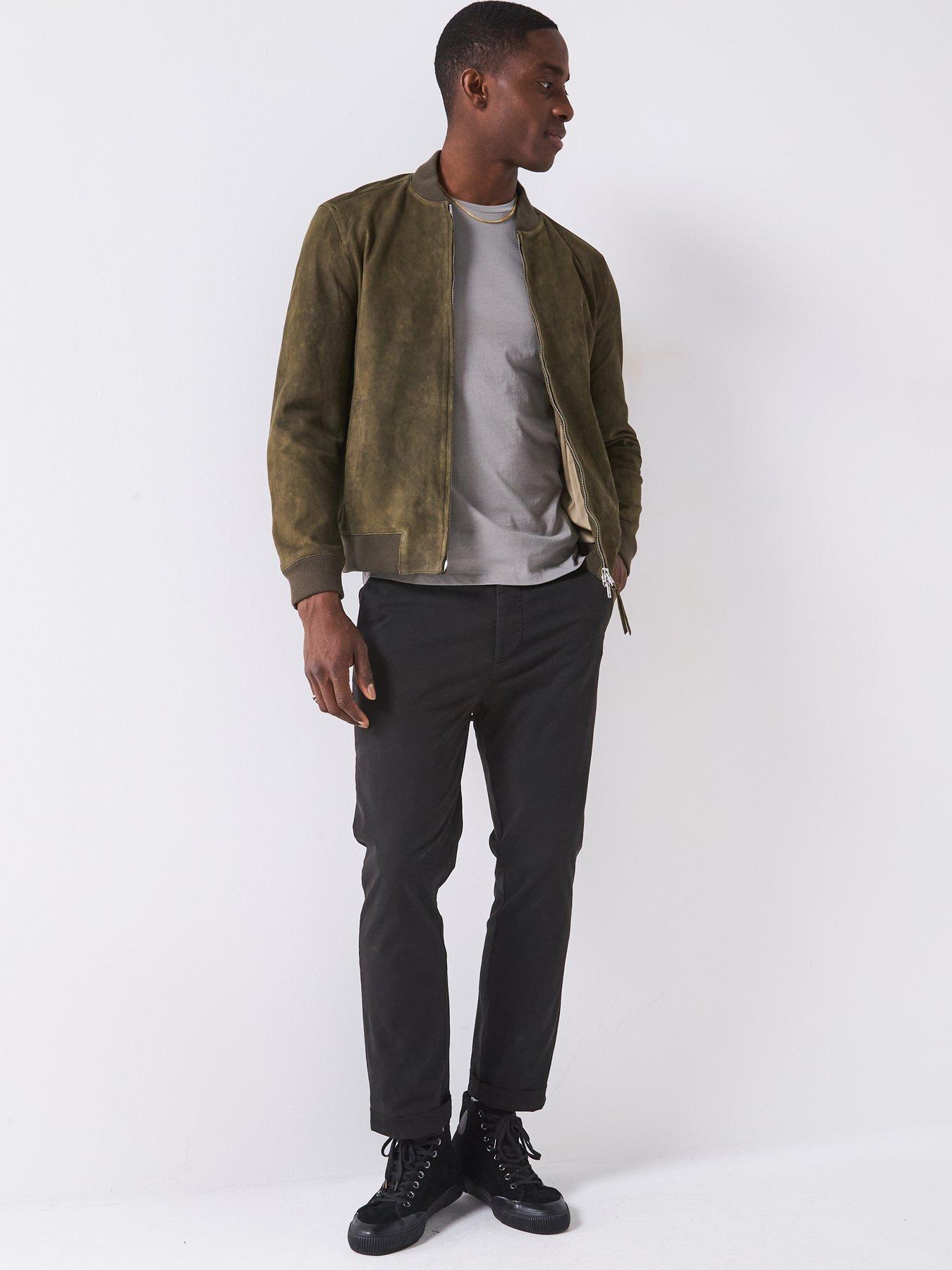 Image 5 of 5 of AllSaints All Saints Buckly Bomber Jacket - Green