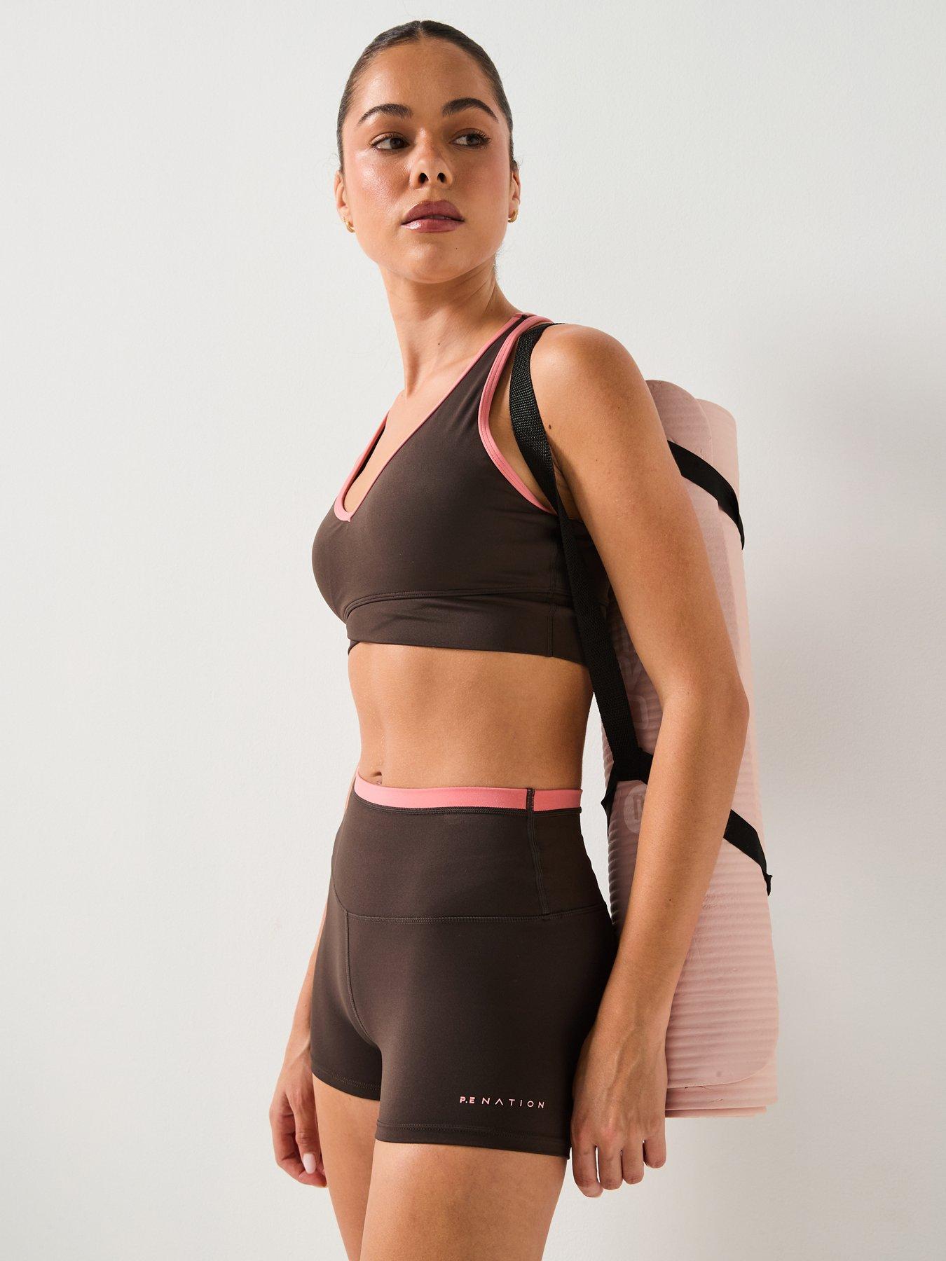 Image 6 of 6 of P.E Nation Womens Vita 2 5 Inch Bike Short - Grey