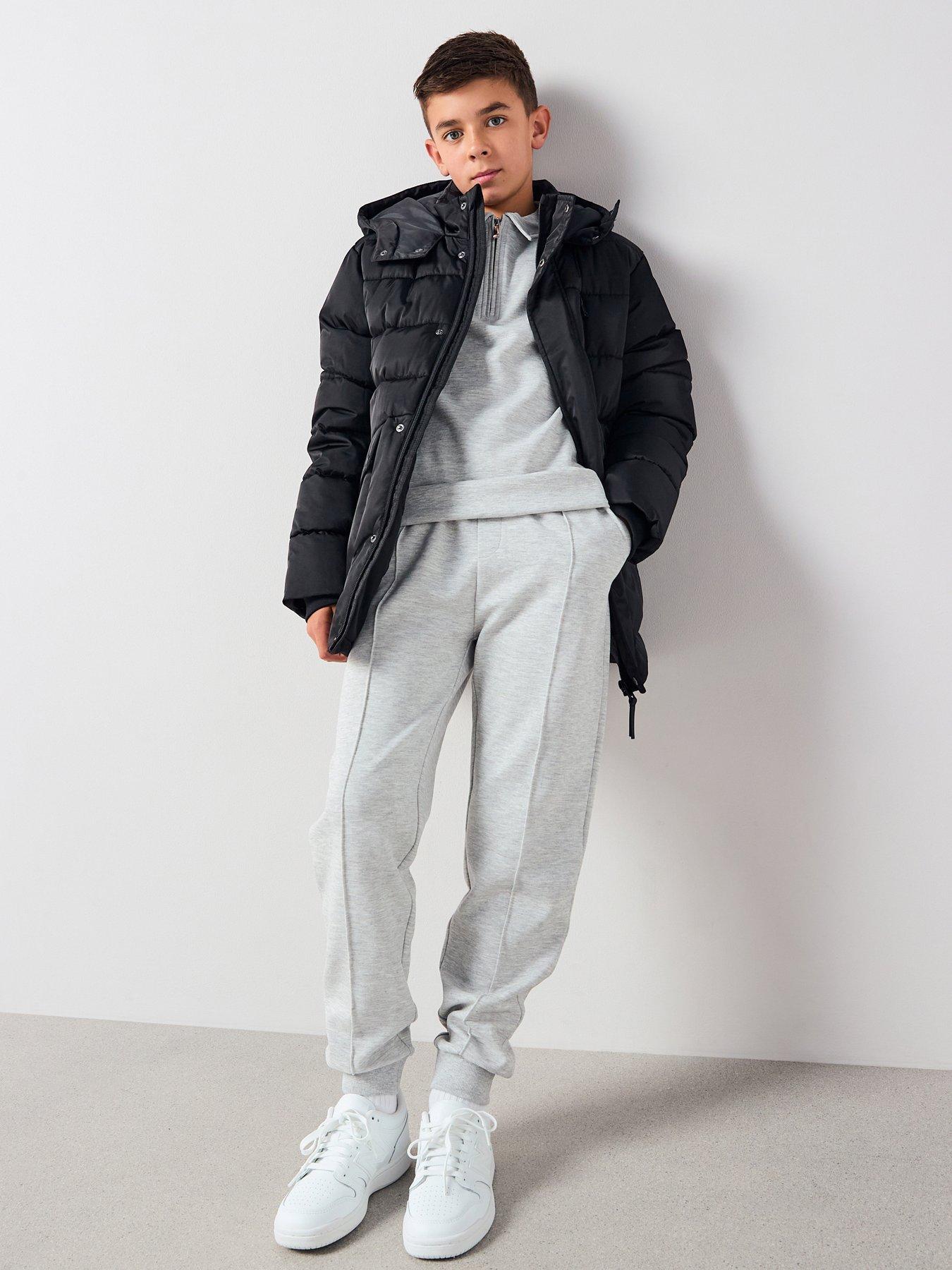 v-by-very-boys-heavy-weight-padded-jacket-with-popper-pockets-blackdetail