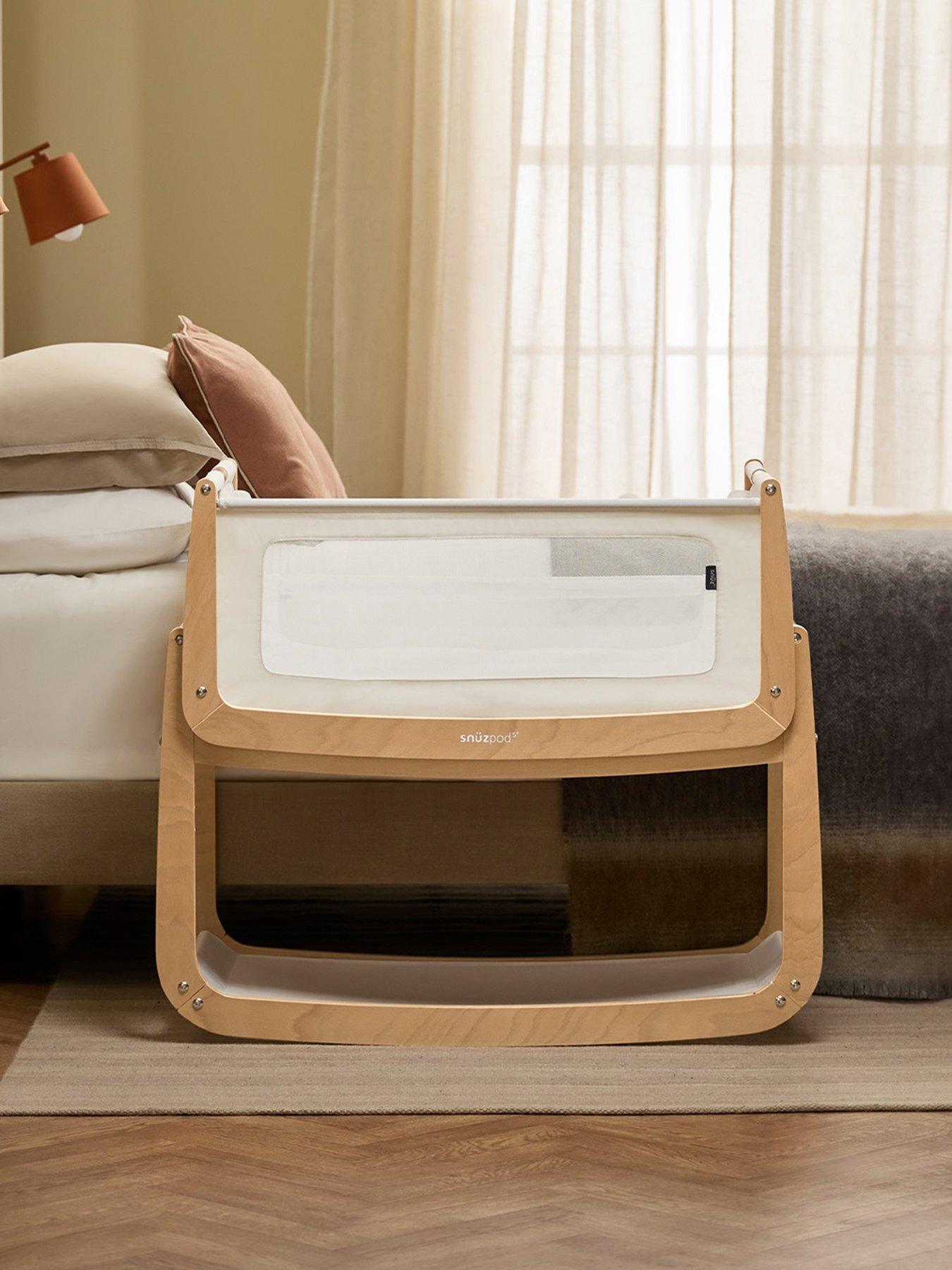 undefined SnuzPod 5 Bedside Crib - Natural
