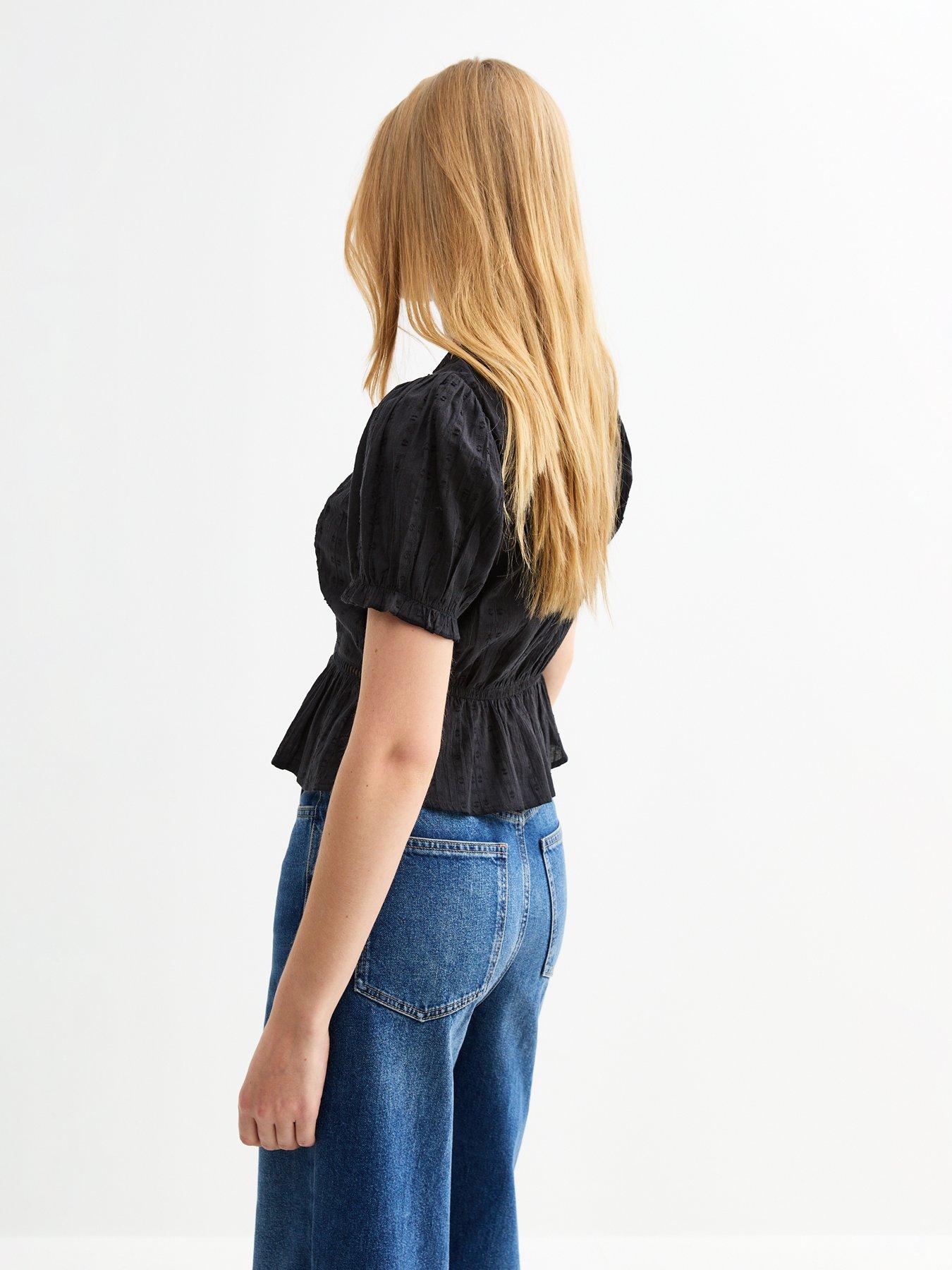 new-look-dobby-button-tea-top-blackstillFront