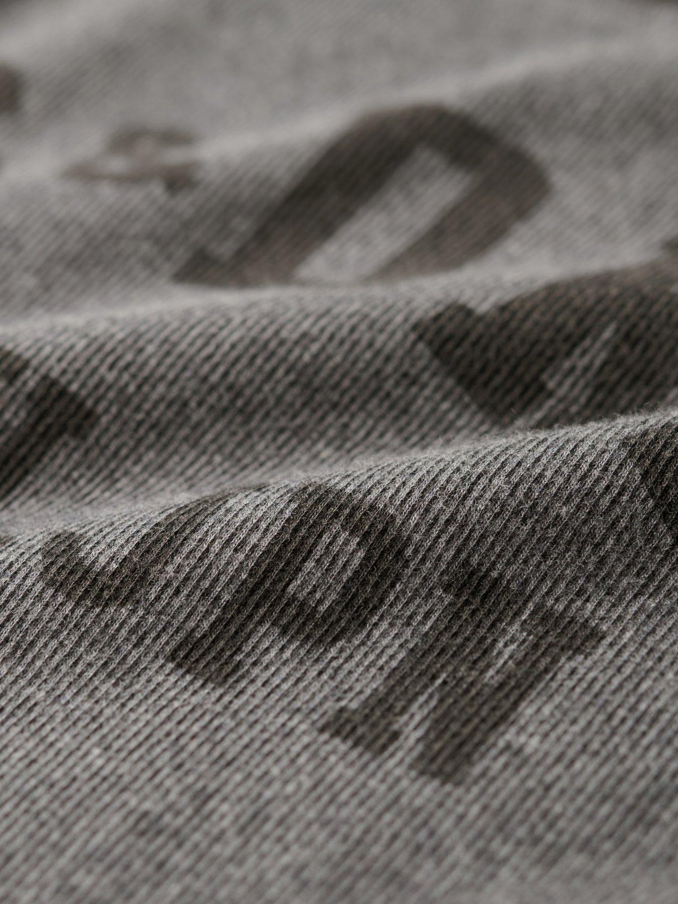 Image 5 of 6 of Superdry Athletic Essentials Rib Slim Long Sleeve Top- Grey