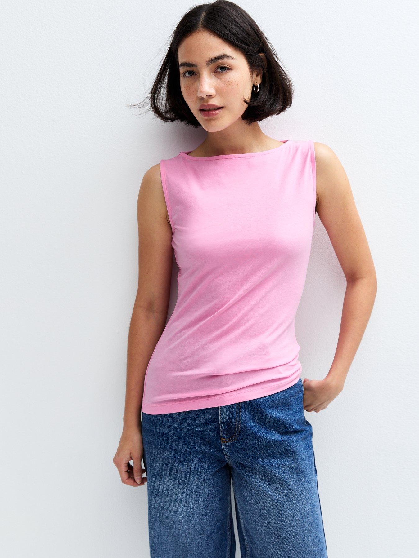 new-look-slash-neck-vest-pink