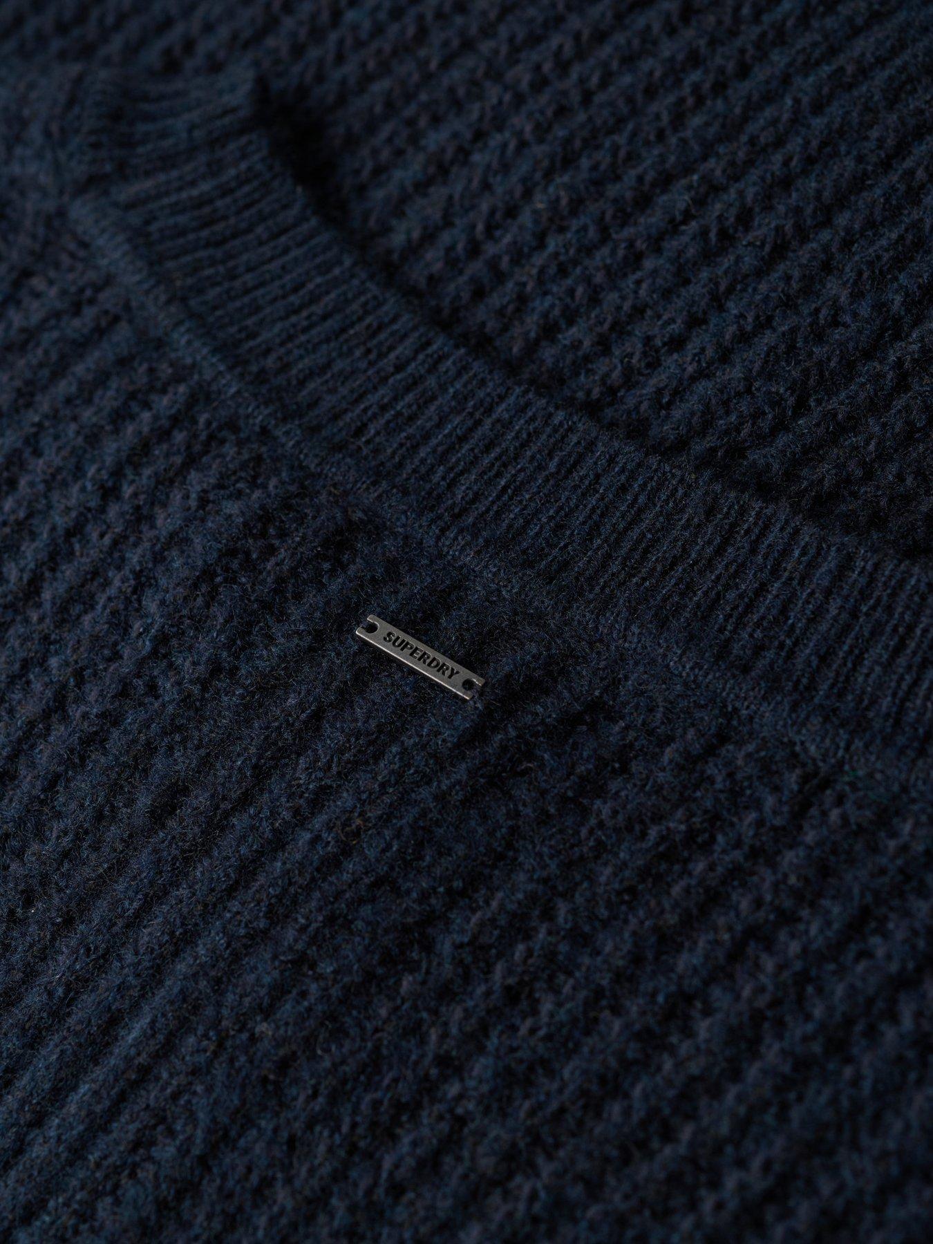 superdry-brushed-crew-neck-jumper--bluedetail