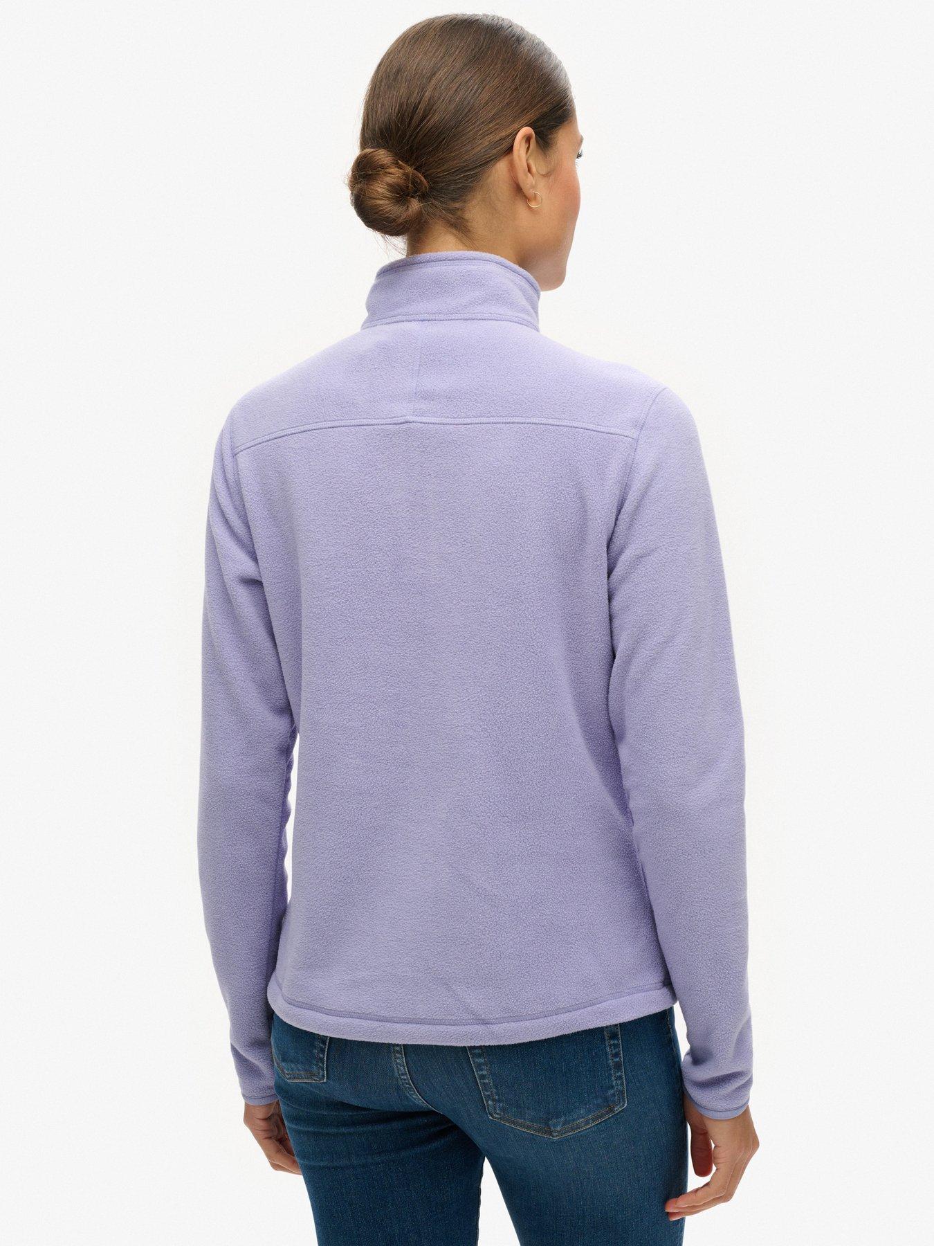 superdry-polar-fleece-half-zip-jumper-purplestillFront