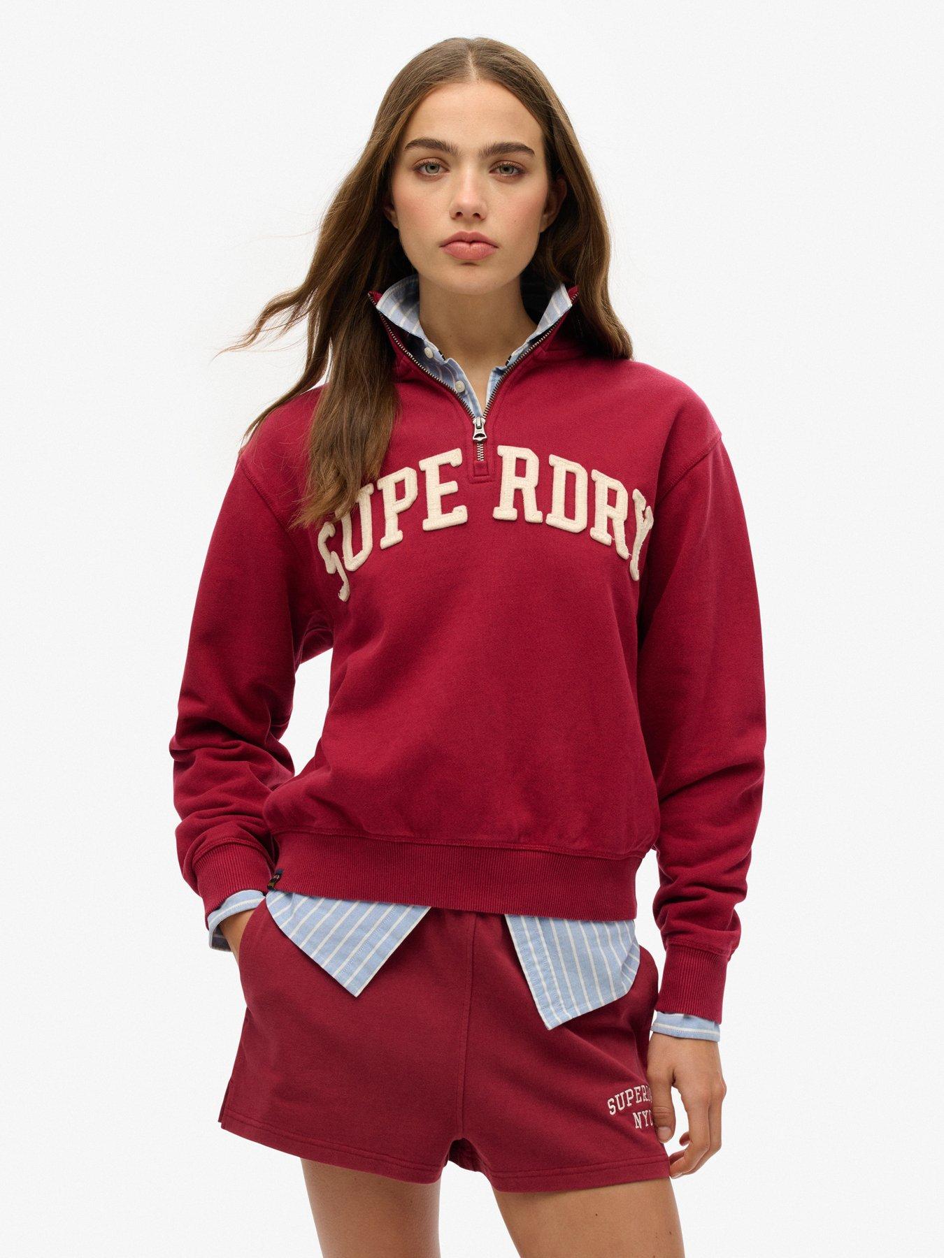 superdry-athletic-essentials-applique-half-zip-sweatshirt-red