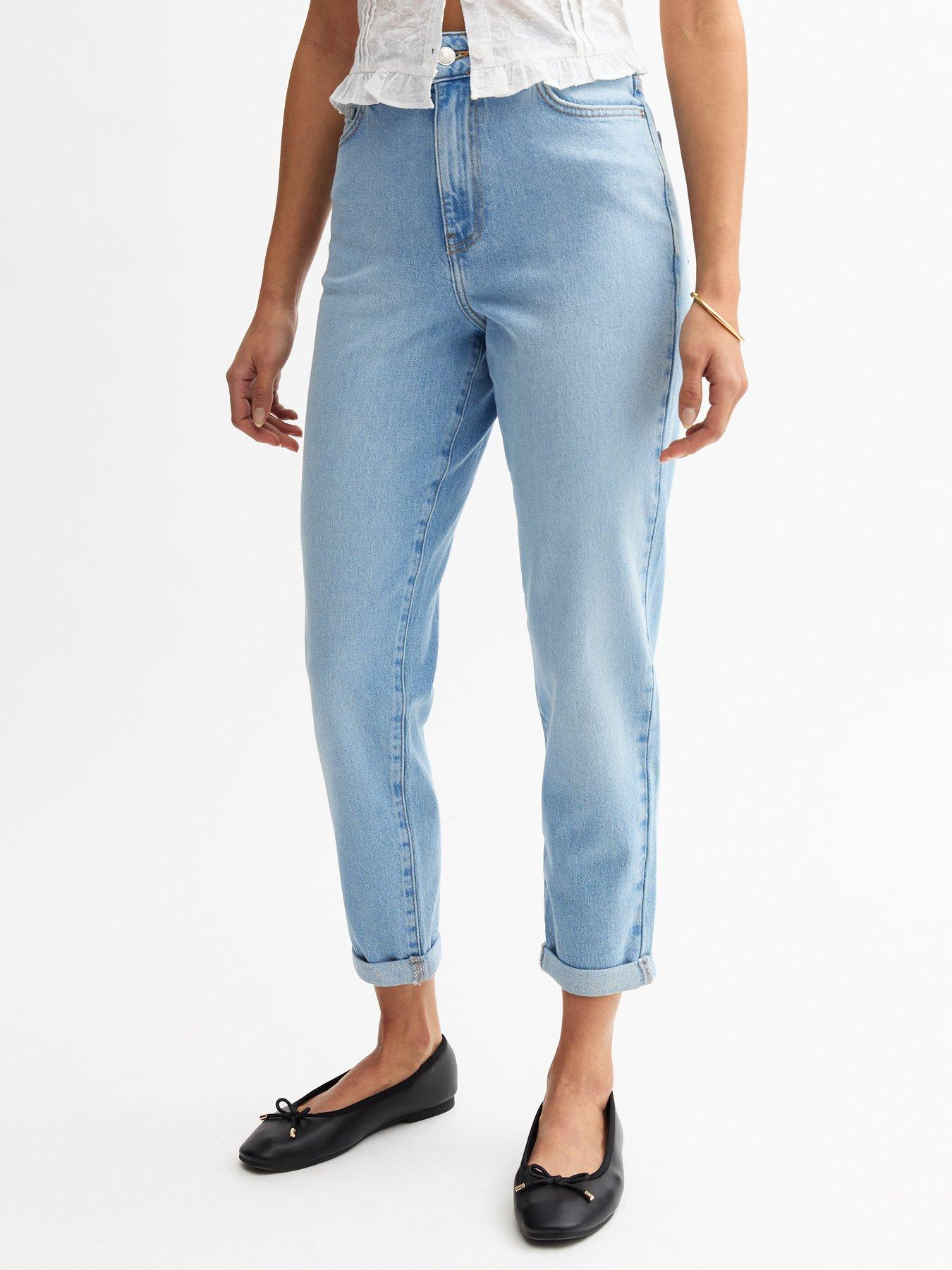 New Look Light Blue Tori Mom Jeans