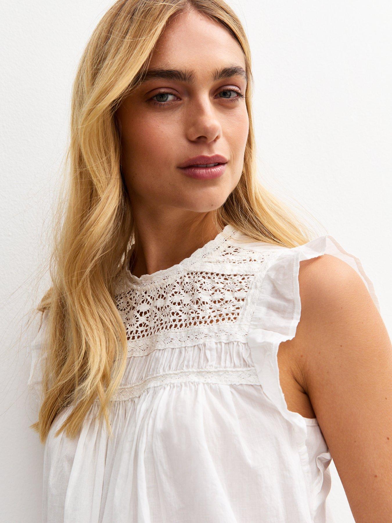 new-look-lace-panelled-sleeveless-top-whiteoutfit