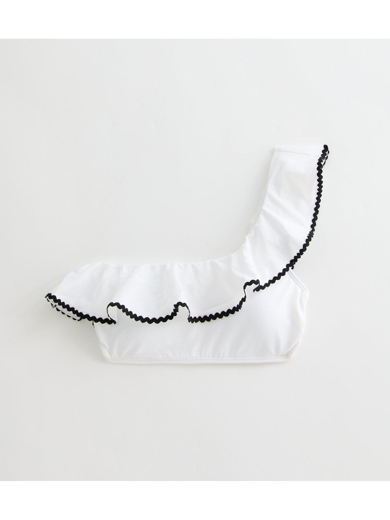 new-look-white-textured-frilly-trim-one-shoulder-bikini-top-creamdetail