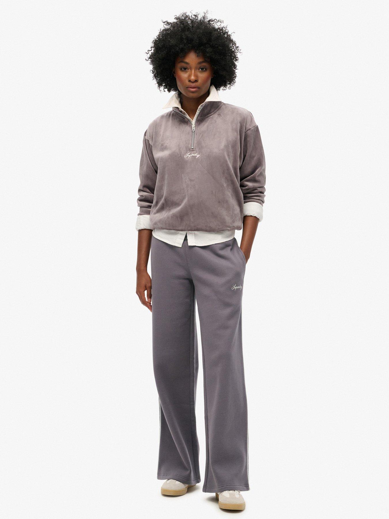 Image of Superdry Country Club Straight Joggers - Grey