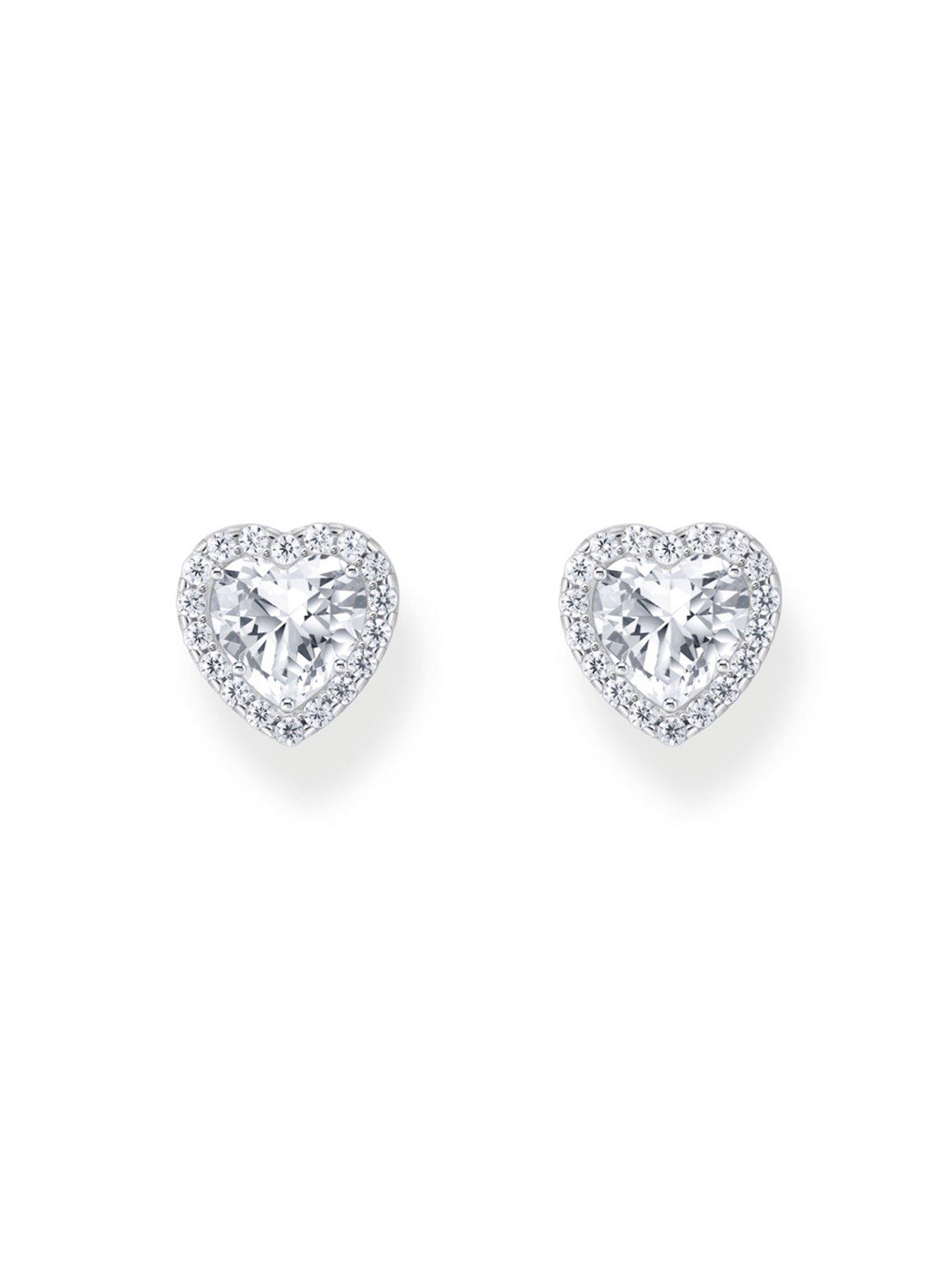 thomas-sabo-silver-heart-shaped-halo-ear-studs-with-white-zirconiaback