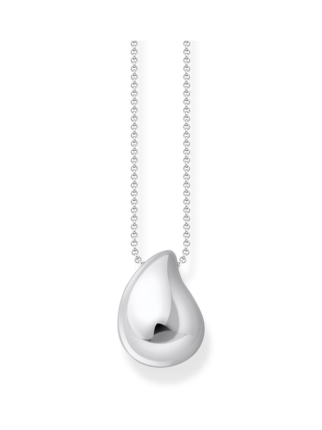 thomas-sabo-silver-necklace-with-pendant-in-drop-shape