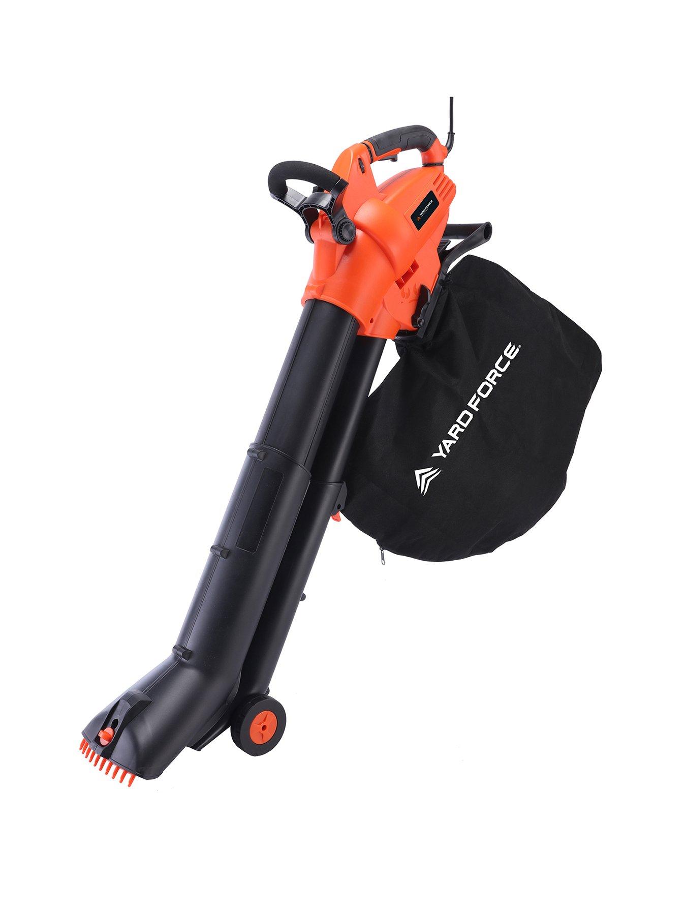 Image 1 of 6 of Yard Force 3-in-1 3000W Electric Corded Blower Vac and Mulcher with 35L Collection Bag and 100-300 km/h Air Speed - EB U30