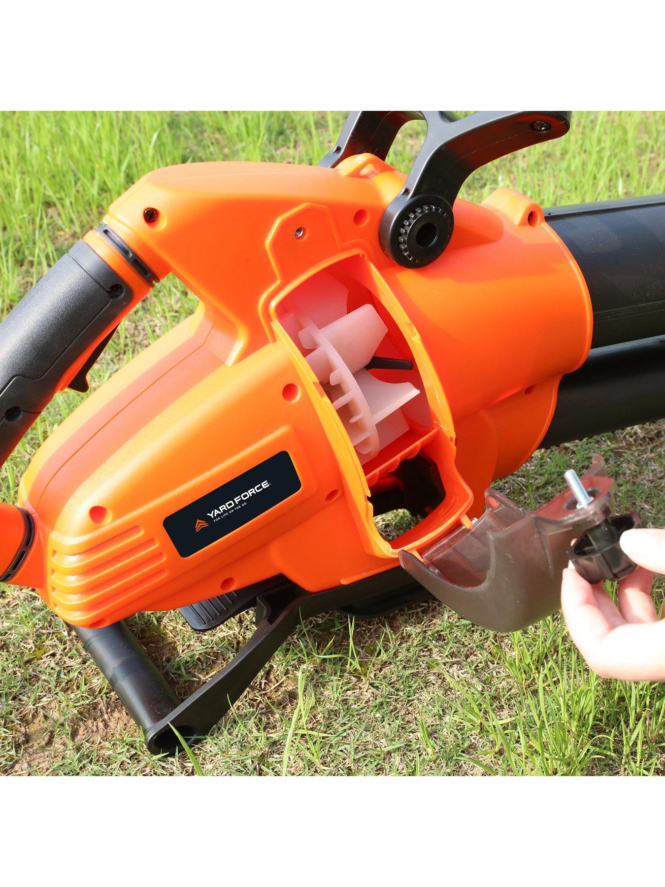 Image 5 of 6 of Yard Force 3-in-1 3000W Electric Corded Blower Vac and Mulcher with 35L Collection Bag and 100-300 km/h Air Speed - EB U30