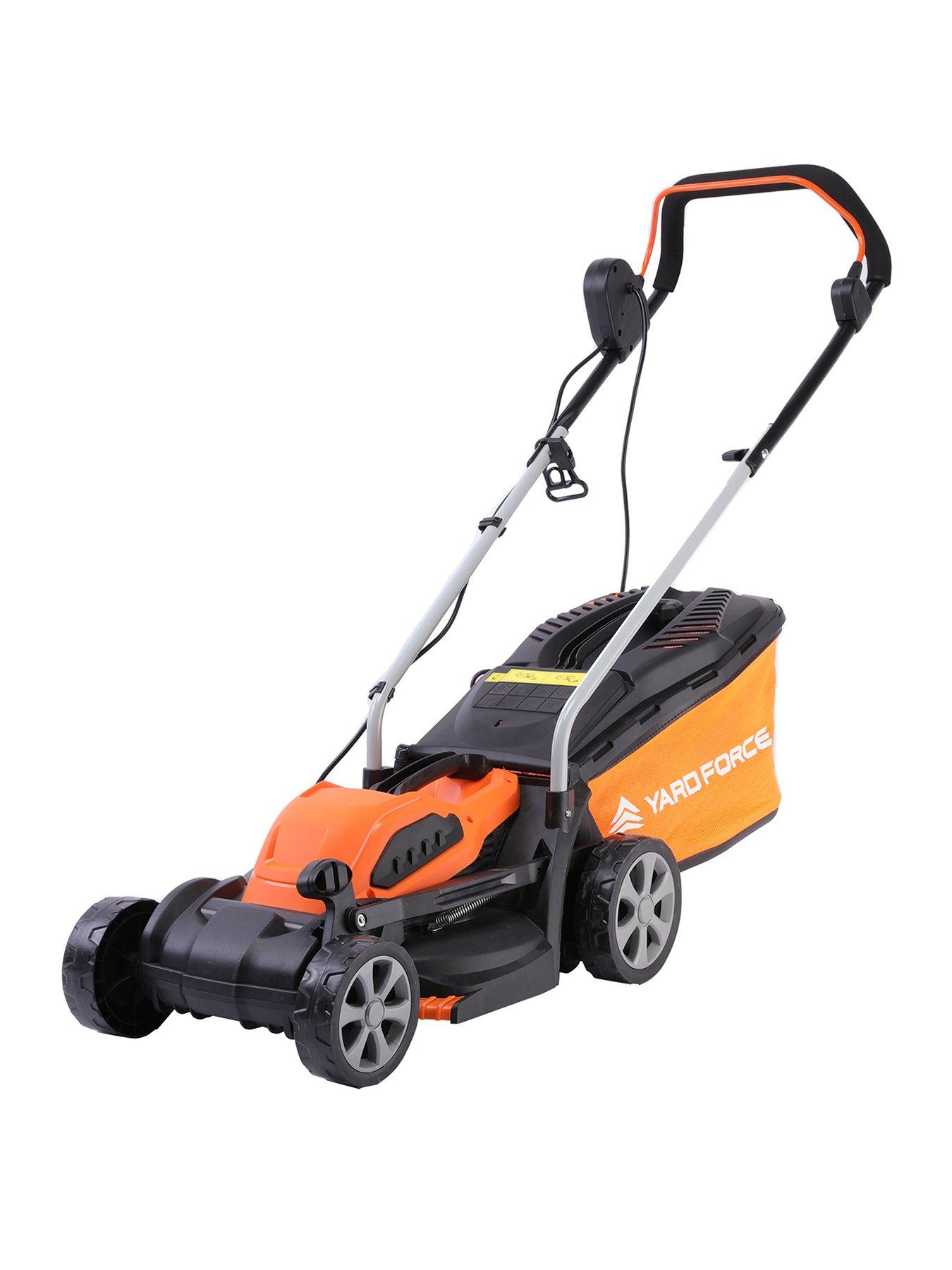 yard-force-1200w-32cm-electric-lawnmower-with-30l-grass-bag-and-rear-roller-em-u32