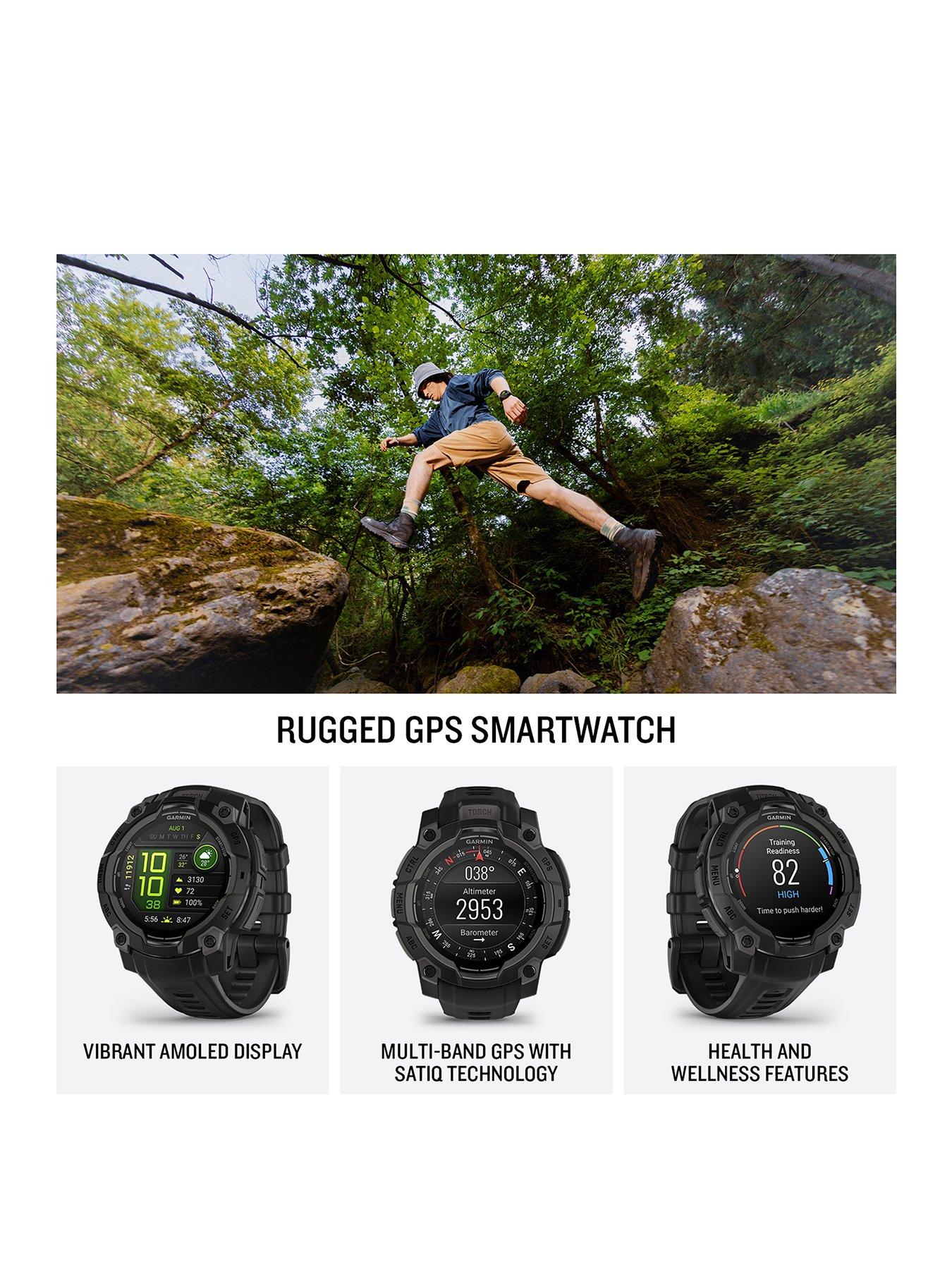 Image 2 of 8 of Garmin Instinct 3, AMOLED, 45mm, Black