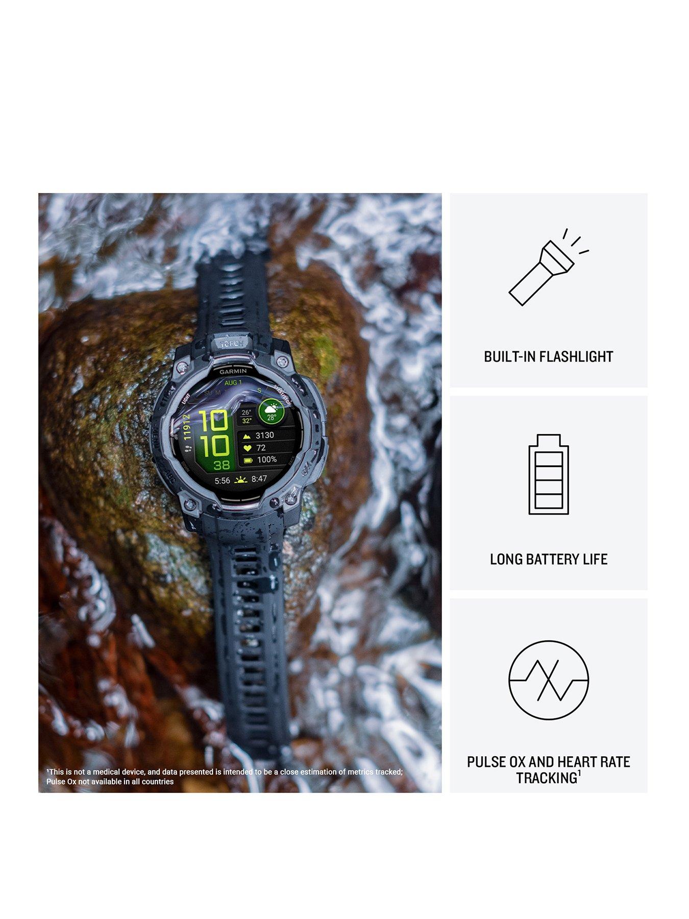 Image 3 of 8 of Garmin Instinct 3, AMOLED, 45mm, Black