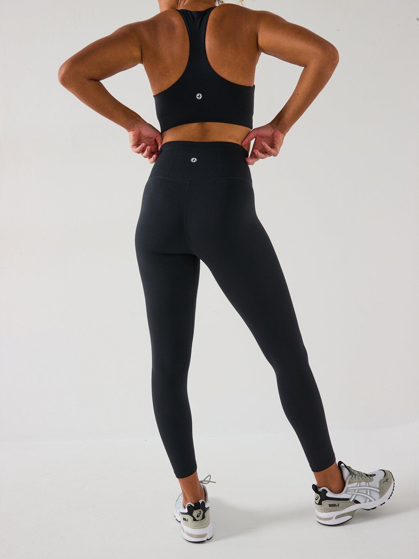Image 2 of 6 of Gym + Coffee Womens Training Soft Motion Legging 7/8 - Black