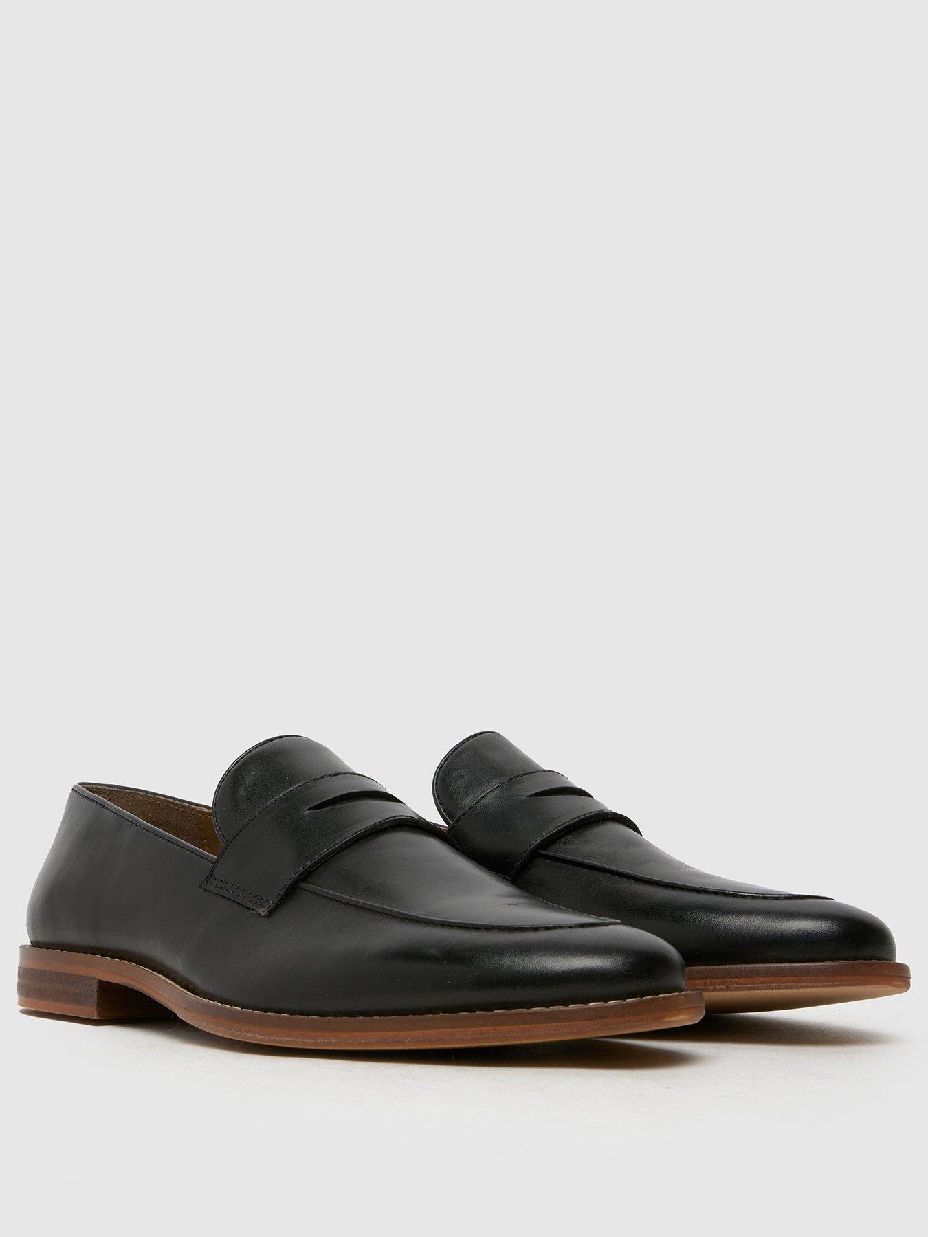 Image 2 of 4 of Schuh Rune Leather Loafer- Black