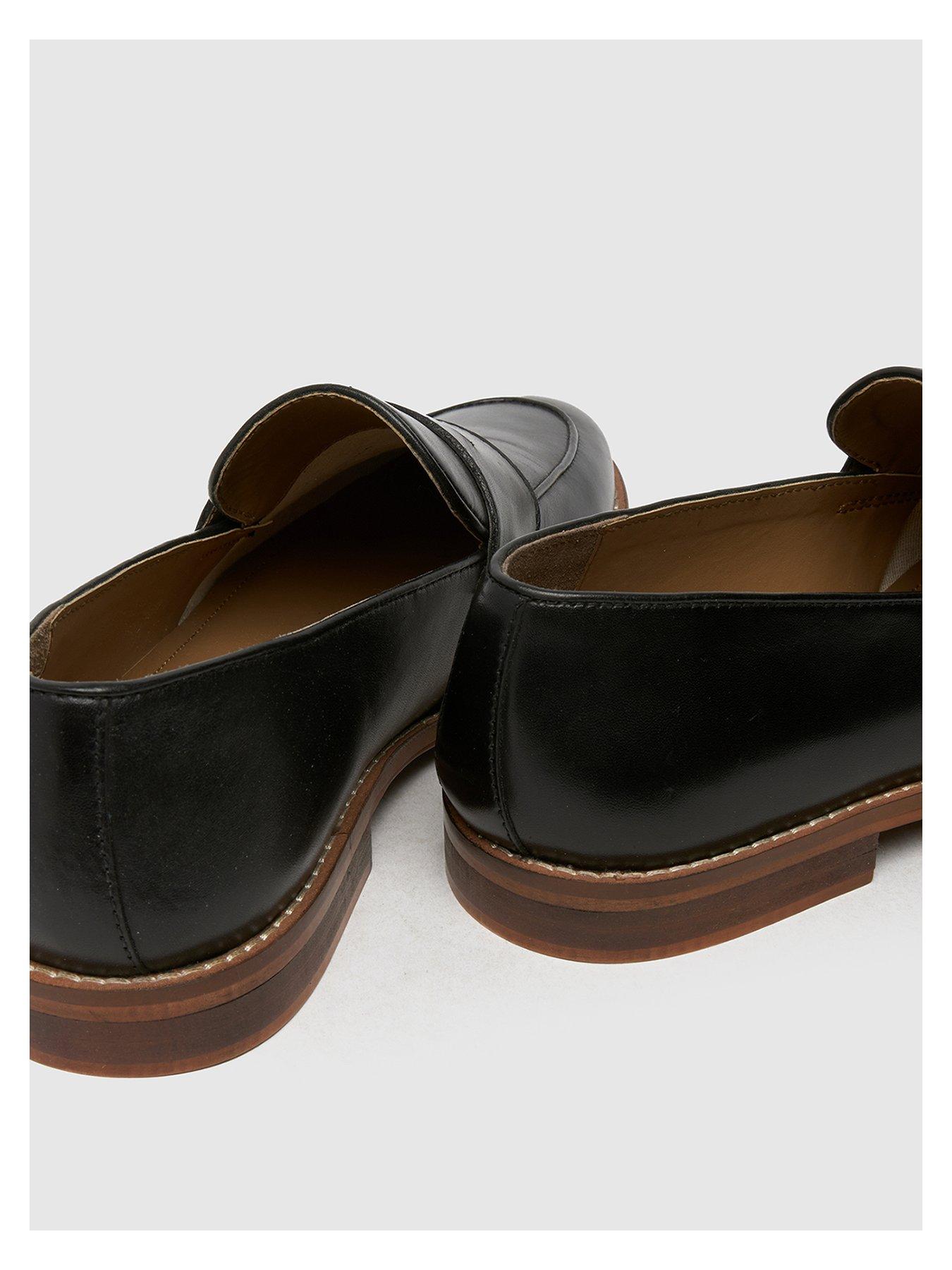 Image 4 of 4 of Schuh Rune Leather Loafer- Black