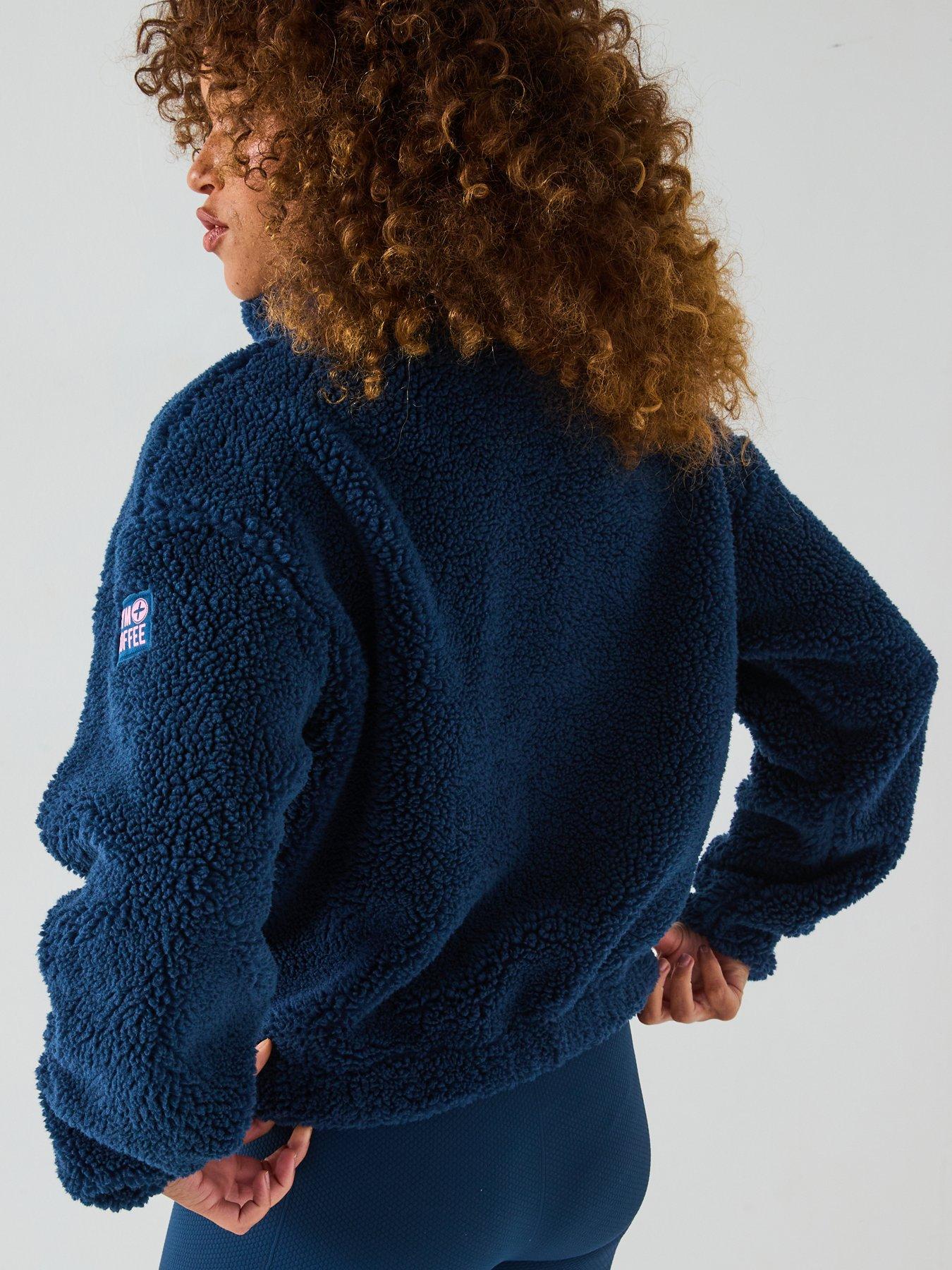 gym-coffee-womens-training-industry-fleece-high-collar-jacket-petrol-bluestillFront