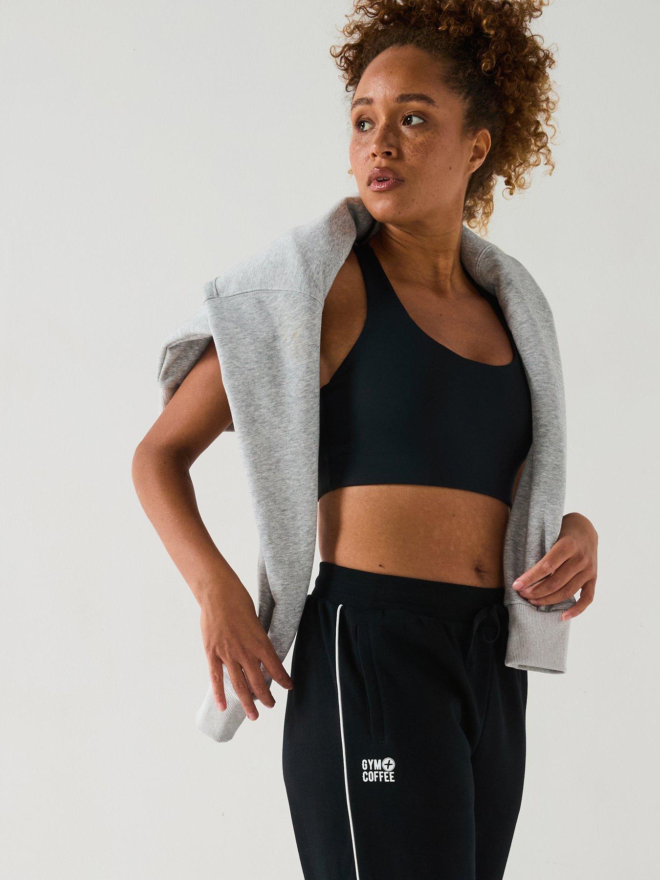 Image 4 of 5 of Gym + Coffee Womens Training Snap Joggers - Black