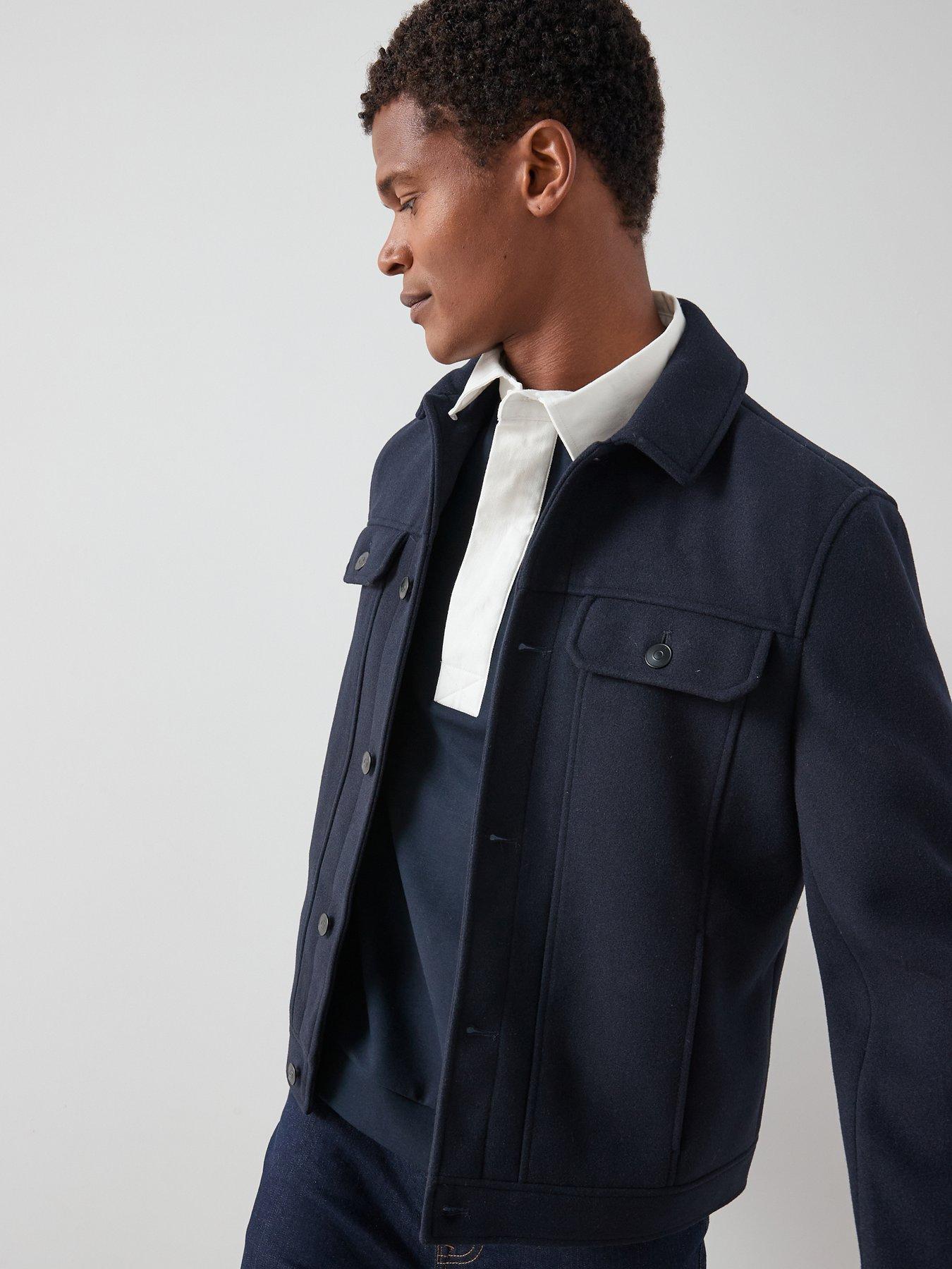 the-very-collection-faux-wool-collared-jacket-navyoutfit