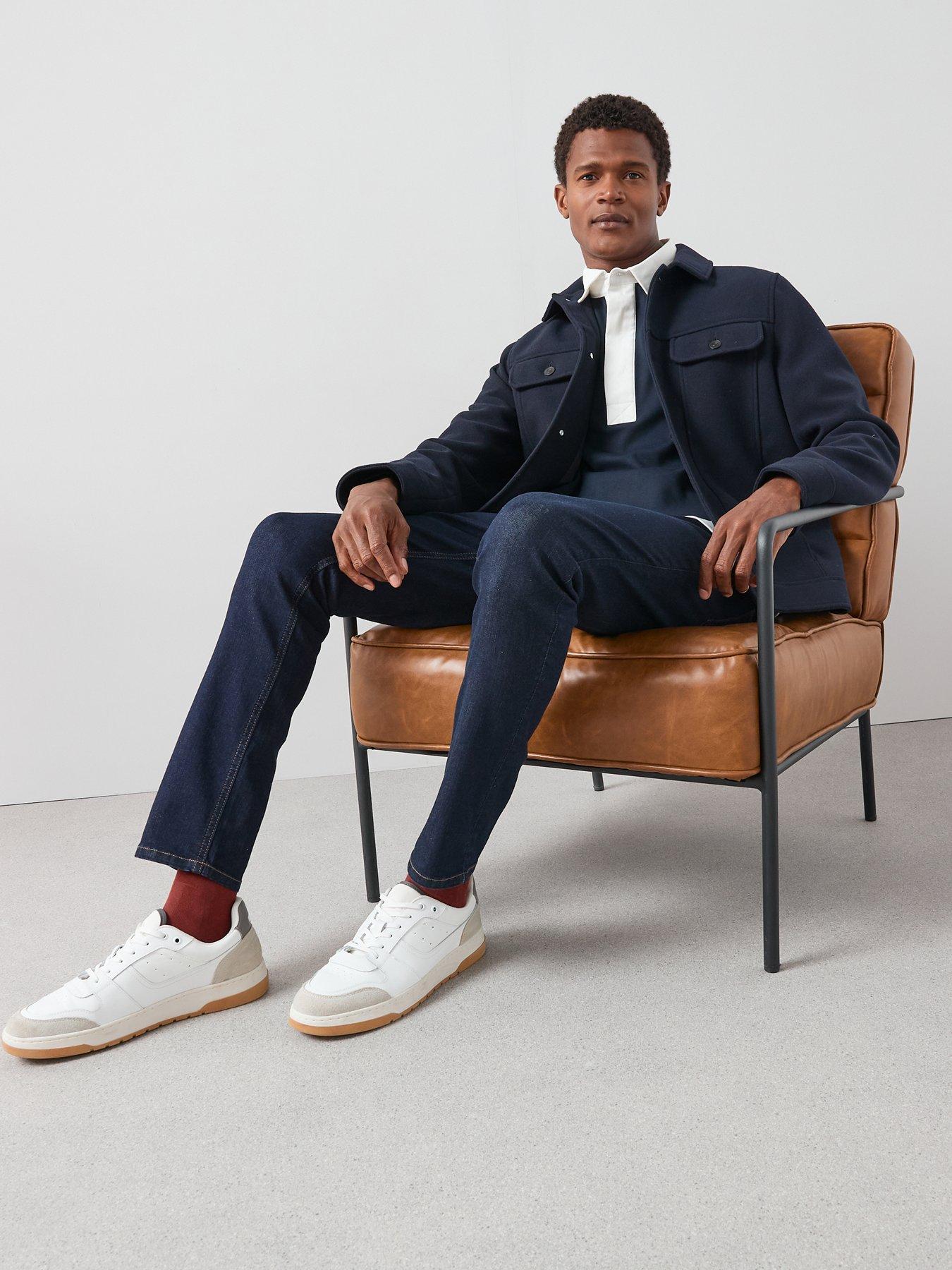 the-very-collection-faux-wool-collared-jacket-navydetail